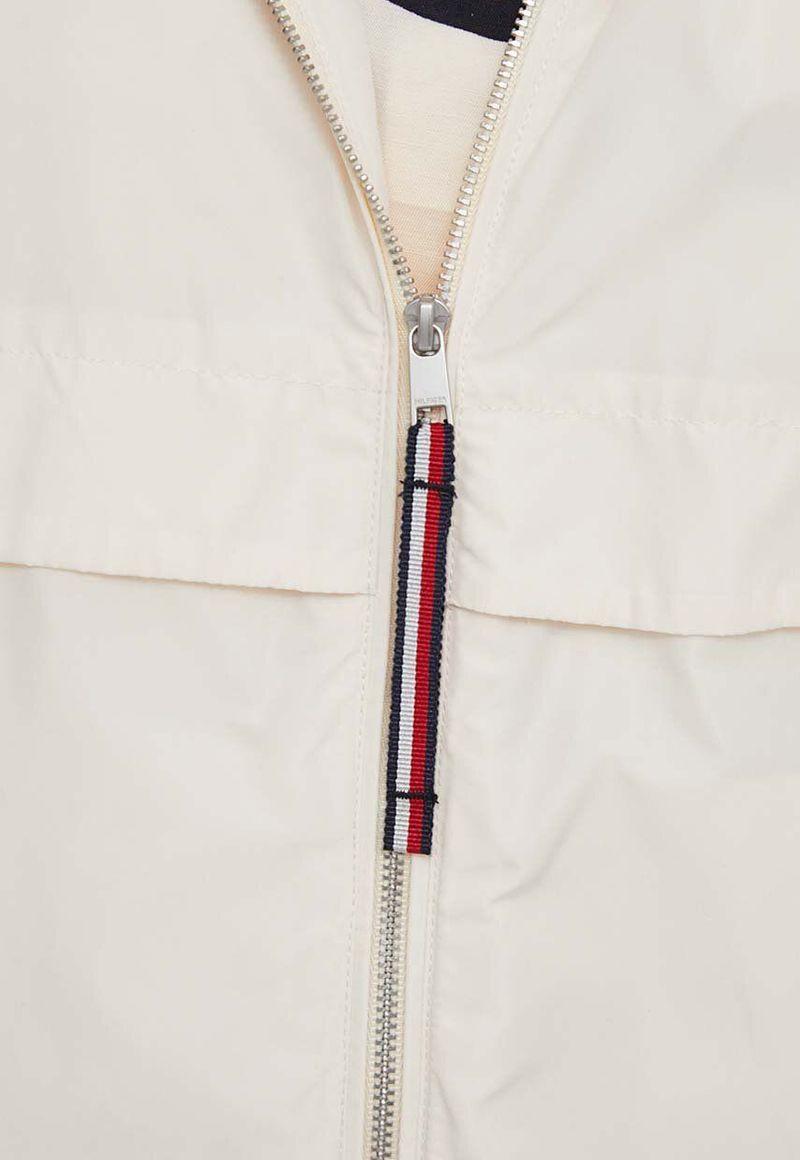 Cortaviento Ligero Gorro Y Logo Blanco Tommy Hilfiger-4