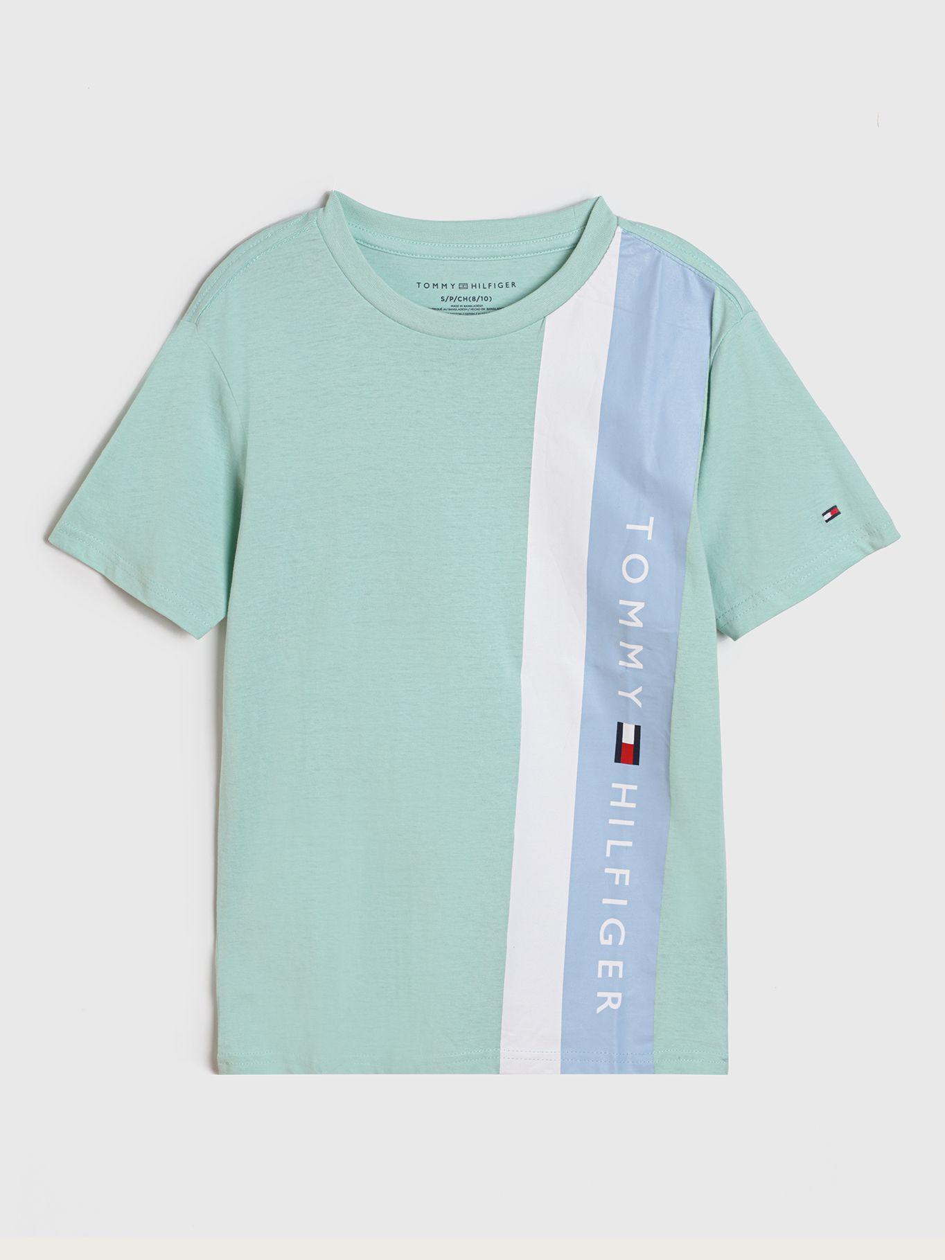 Polera Iconic Graphic Logo Verde Tommy Hilfiger-0