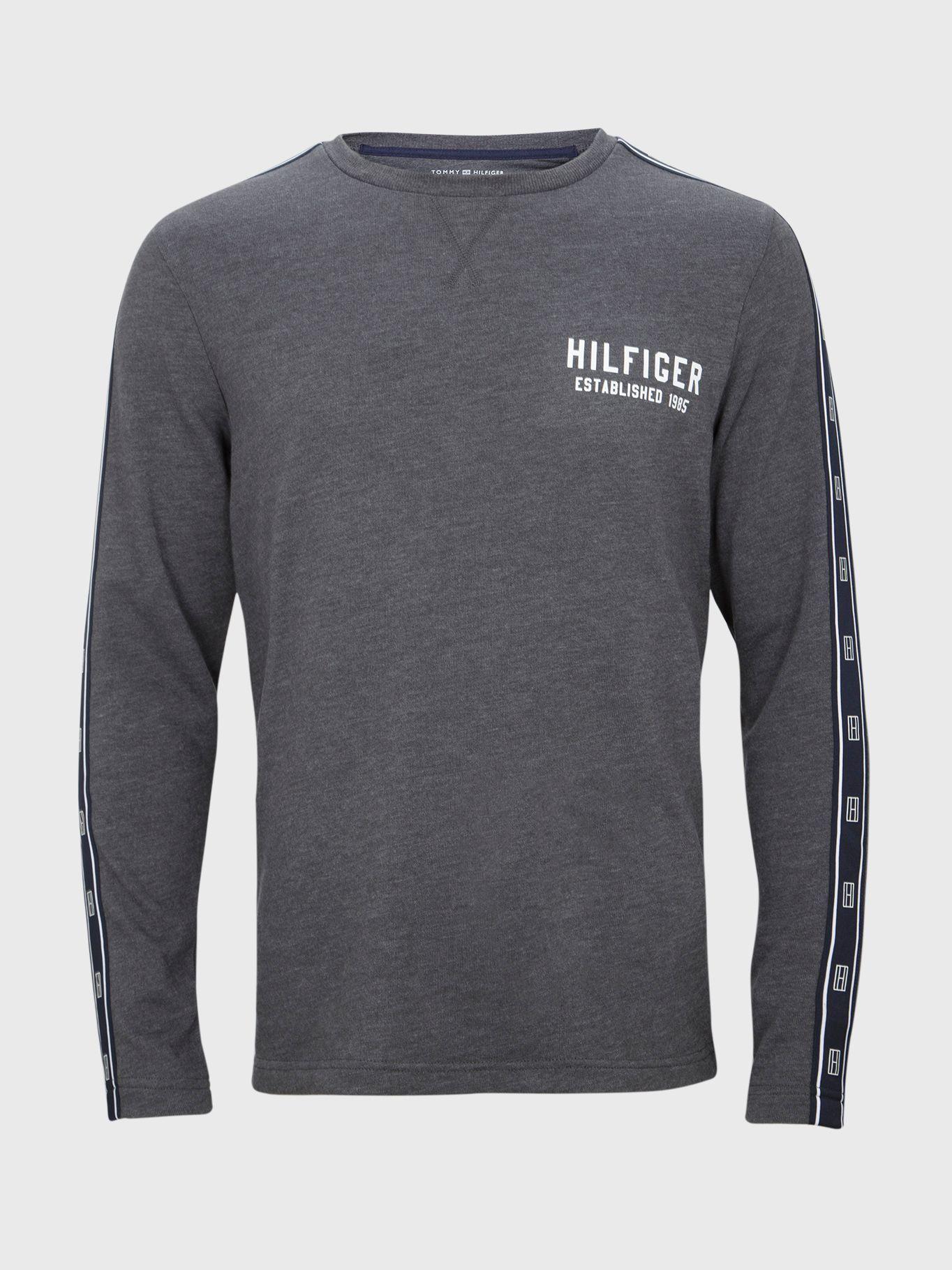 Top Pijama Logo C-Neck Gris Tommy Hilfiger M2-0