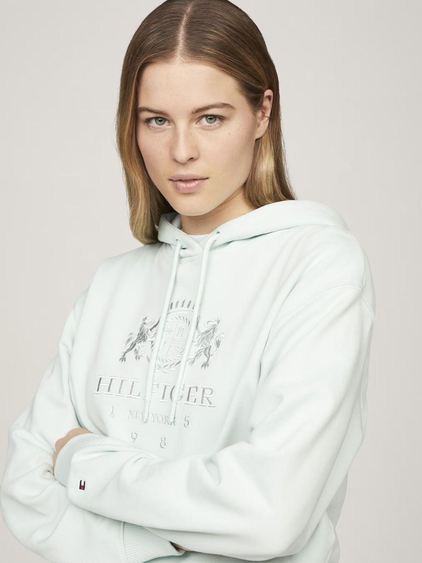 Polerón Hoodie Varsity Crest Verde Tommy Hilfiger-3