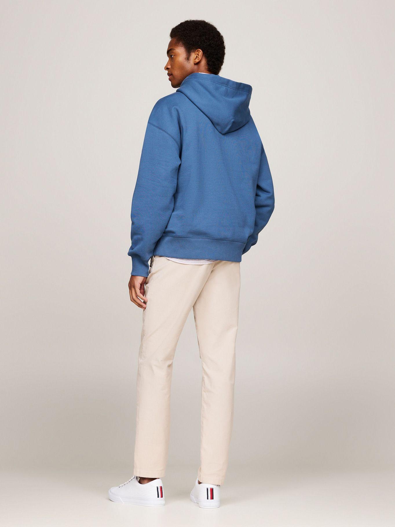 Polerón Hoodie Con Logo Bordado Azul Tommy Hilfiger-2