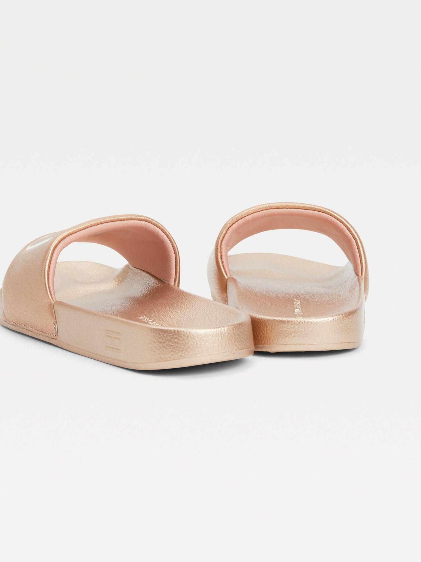 Sandalias Monogram En Relieve Rosado Tommy Hilfiger-1