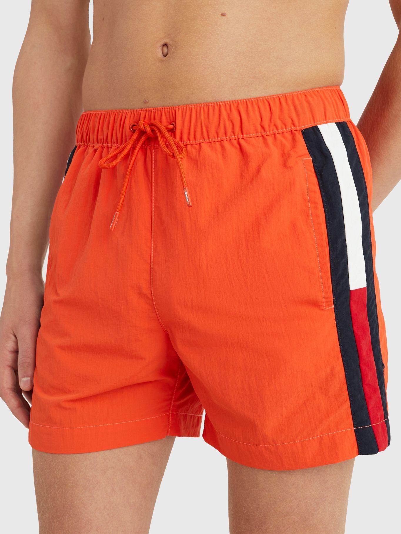 Traje De Baño Con Bandera Naranjo Tommy Hilfiger-1