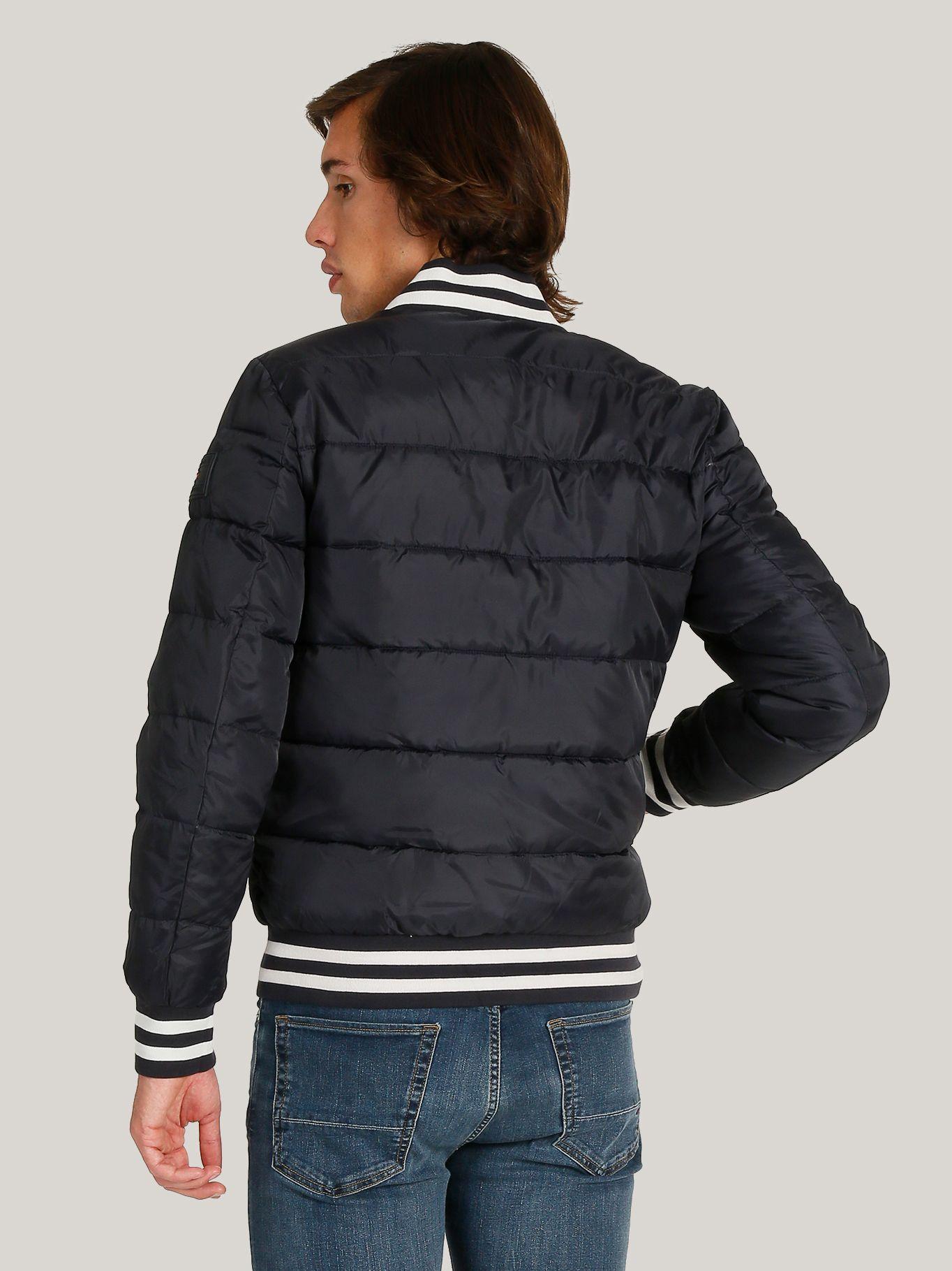 Chaqueta Quilted Bomber Con Logo Azul Tommy Hilfiger-3