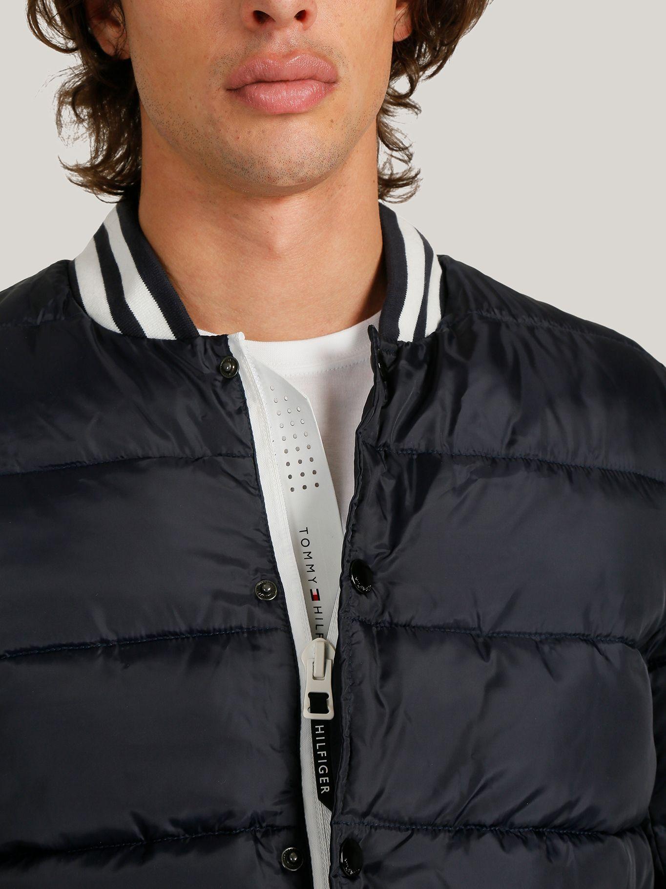 Chaqueta Quilted Bomber Con Logo Azul Tommy Hilfiger-5
