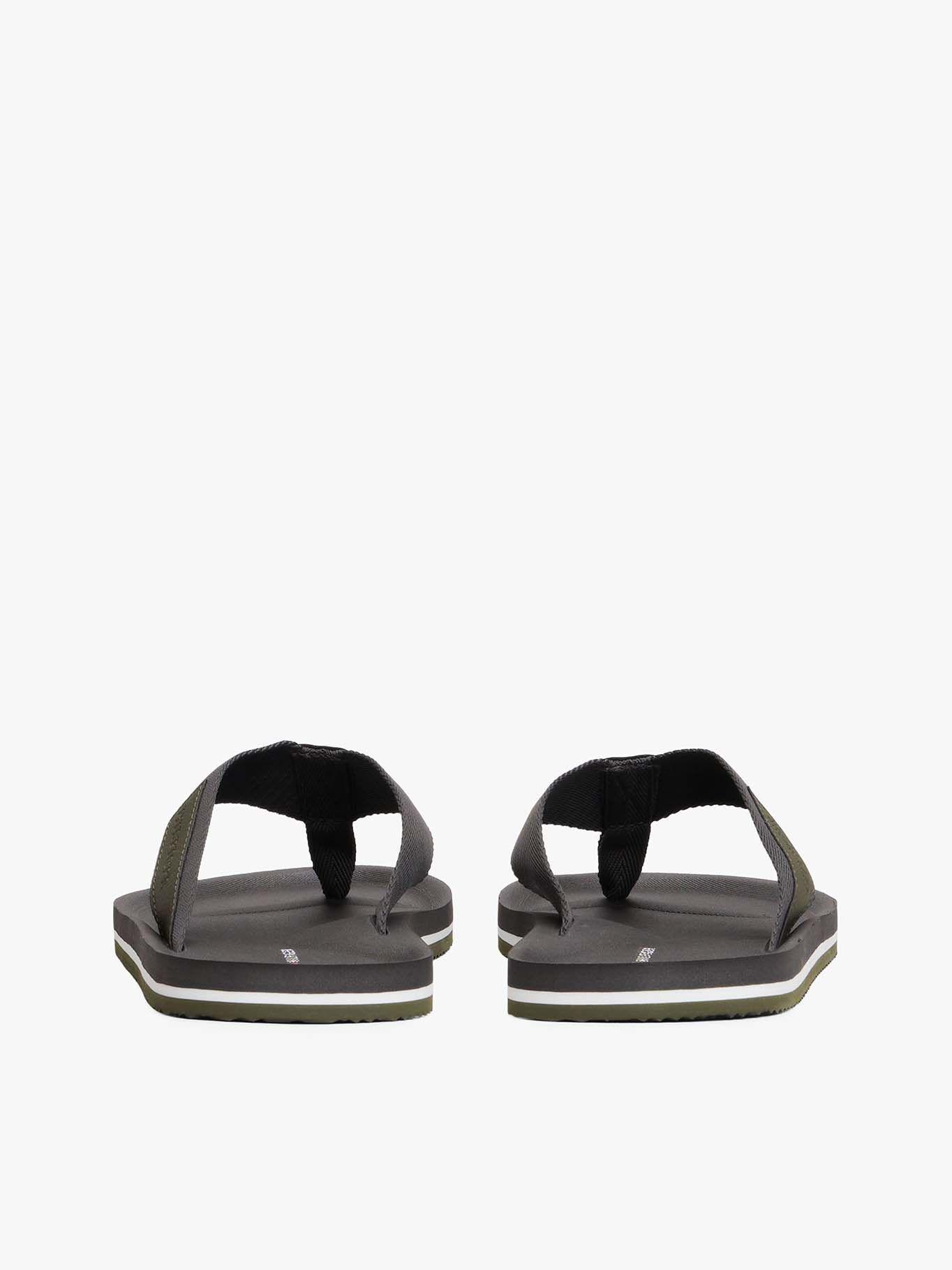 Sandalias Con Logo Engomado Gris Tommy Hilfiger-1