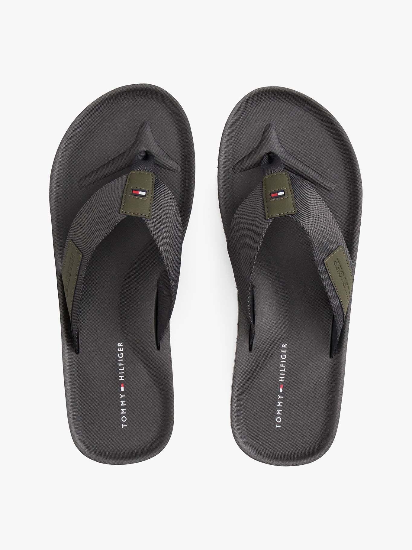 Sandalias Con Logo Engomado Gris Tommy Hilfiger-2