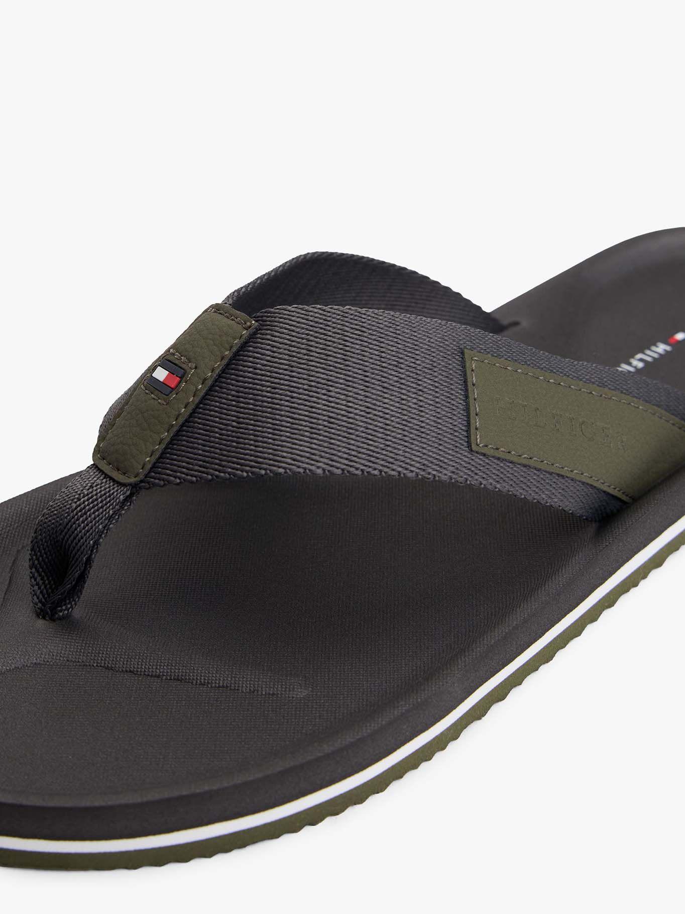 Sandalias Con Logo Engomado Gris Tommy Hilfiger-6