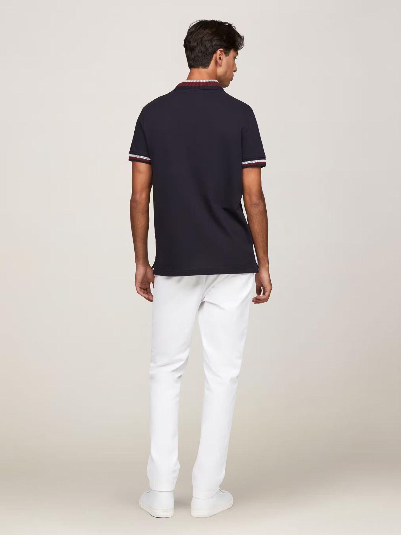 Polo Two Tone Con Logo Regular Fit Azul Tommy Hilfiger-2