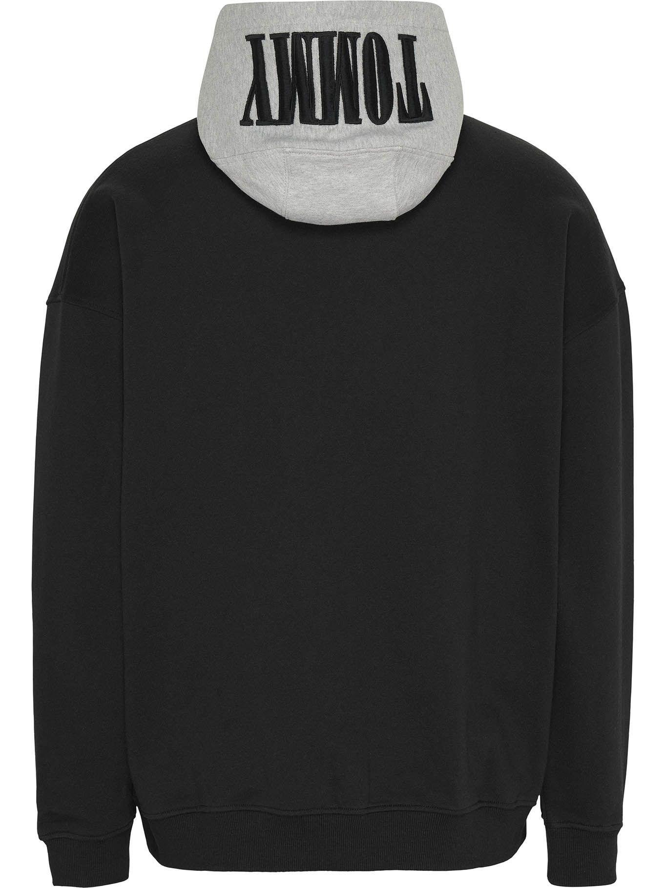 Polerón Hoodie Relaxed Block Mix Negro Tommy Hilfiger-1