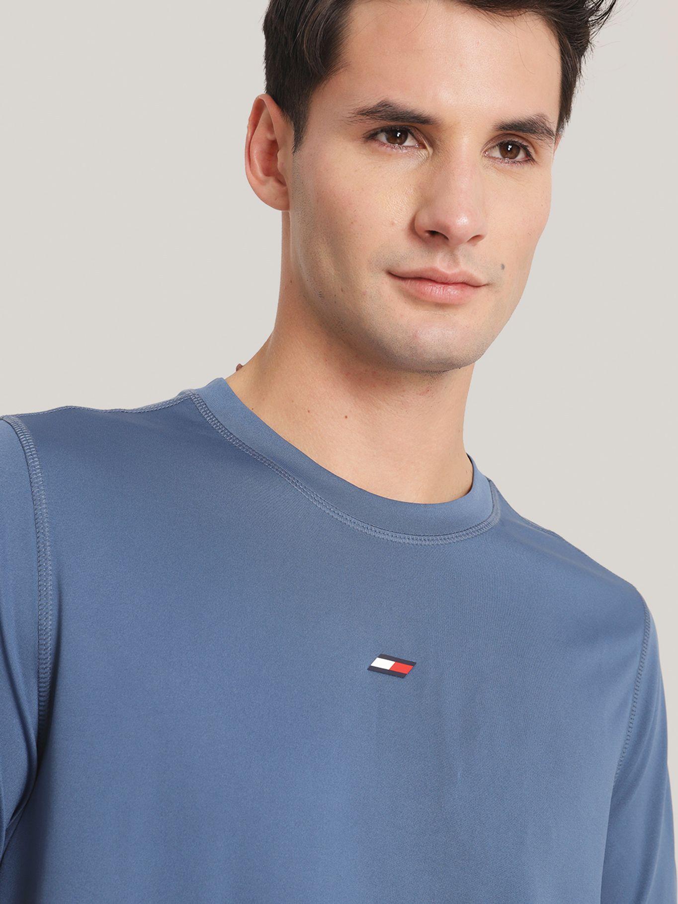 Polera Sport Essential C Logo Azul Tommy Hilfiger-3