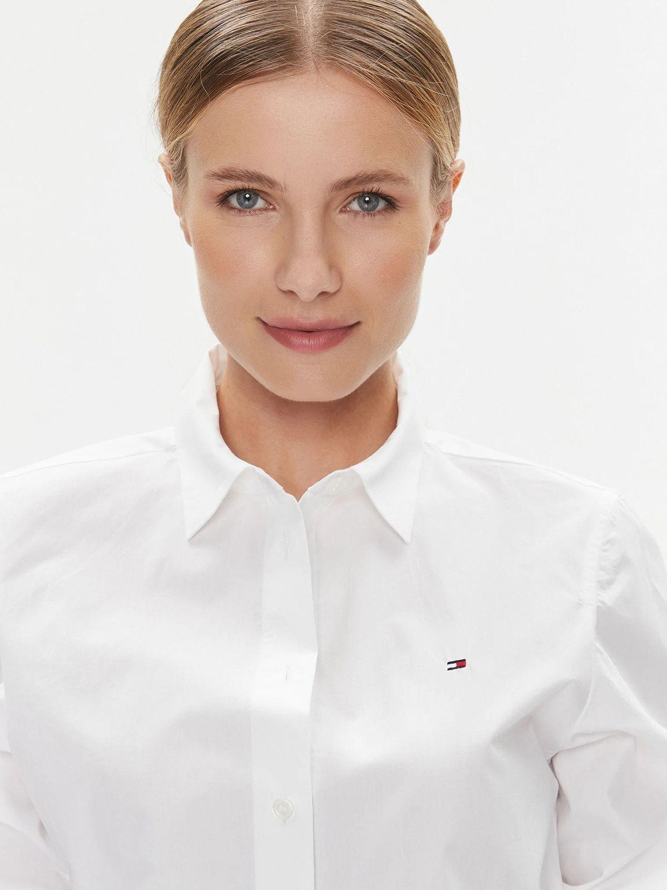 CAMISA SOLID E ALGODÓN ORGÁNICO BLANCO TOMMY HILFIGER-3