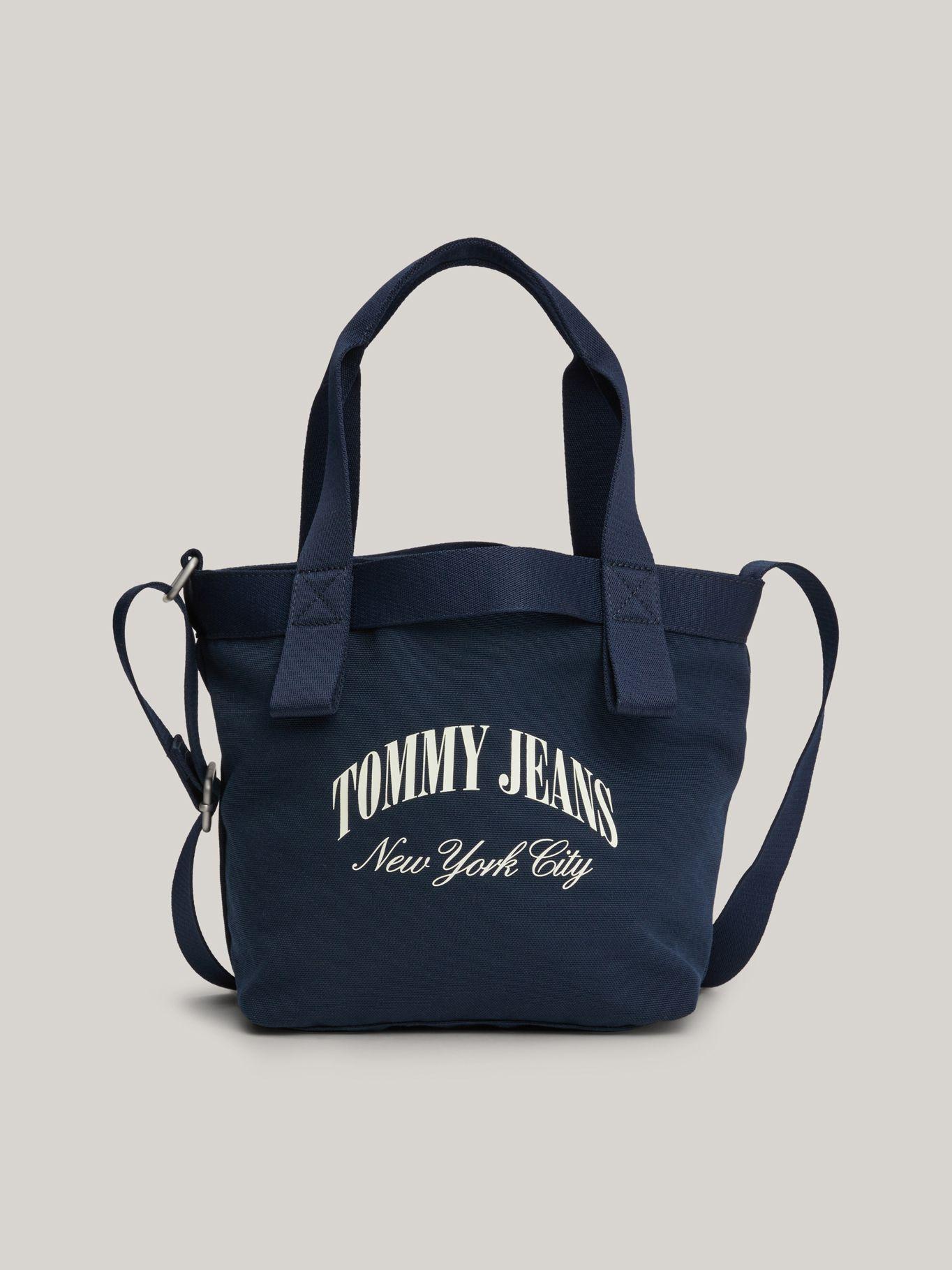 Tote De Lona Con Logo Nyc Azul Tommy Jeans-0