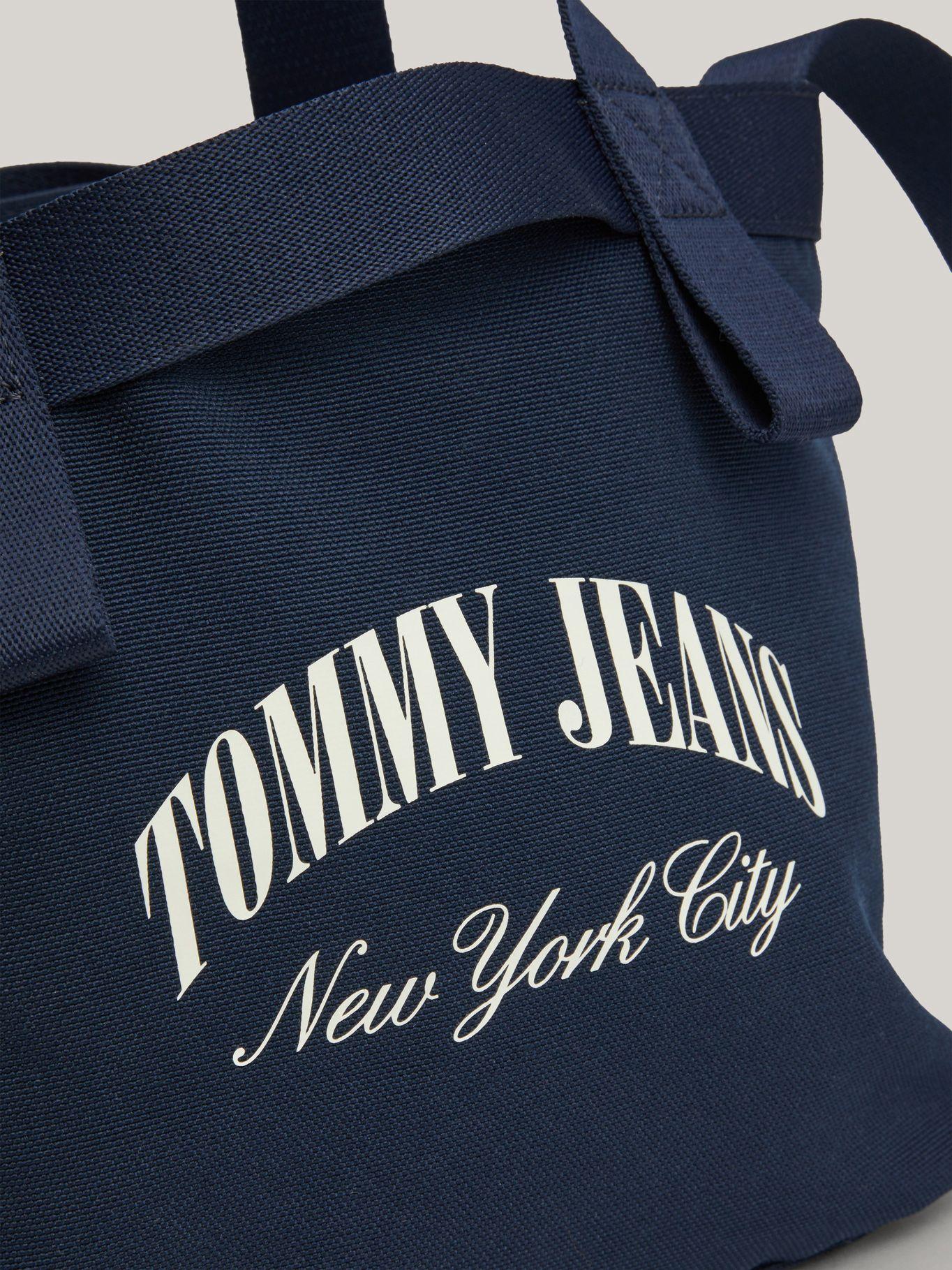 Tote De Lona Con Logo Nyc Azul Tommy Jeans-2