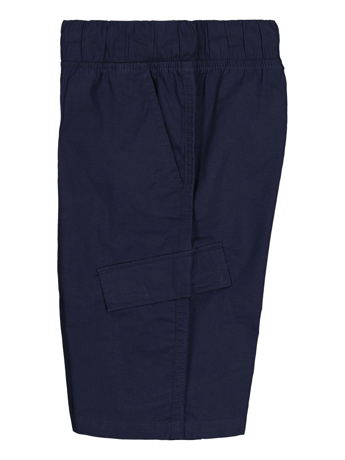 Shorts Solid Con Logo Azul Tommy Hilfiger-2