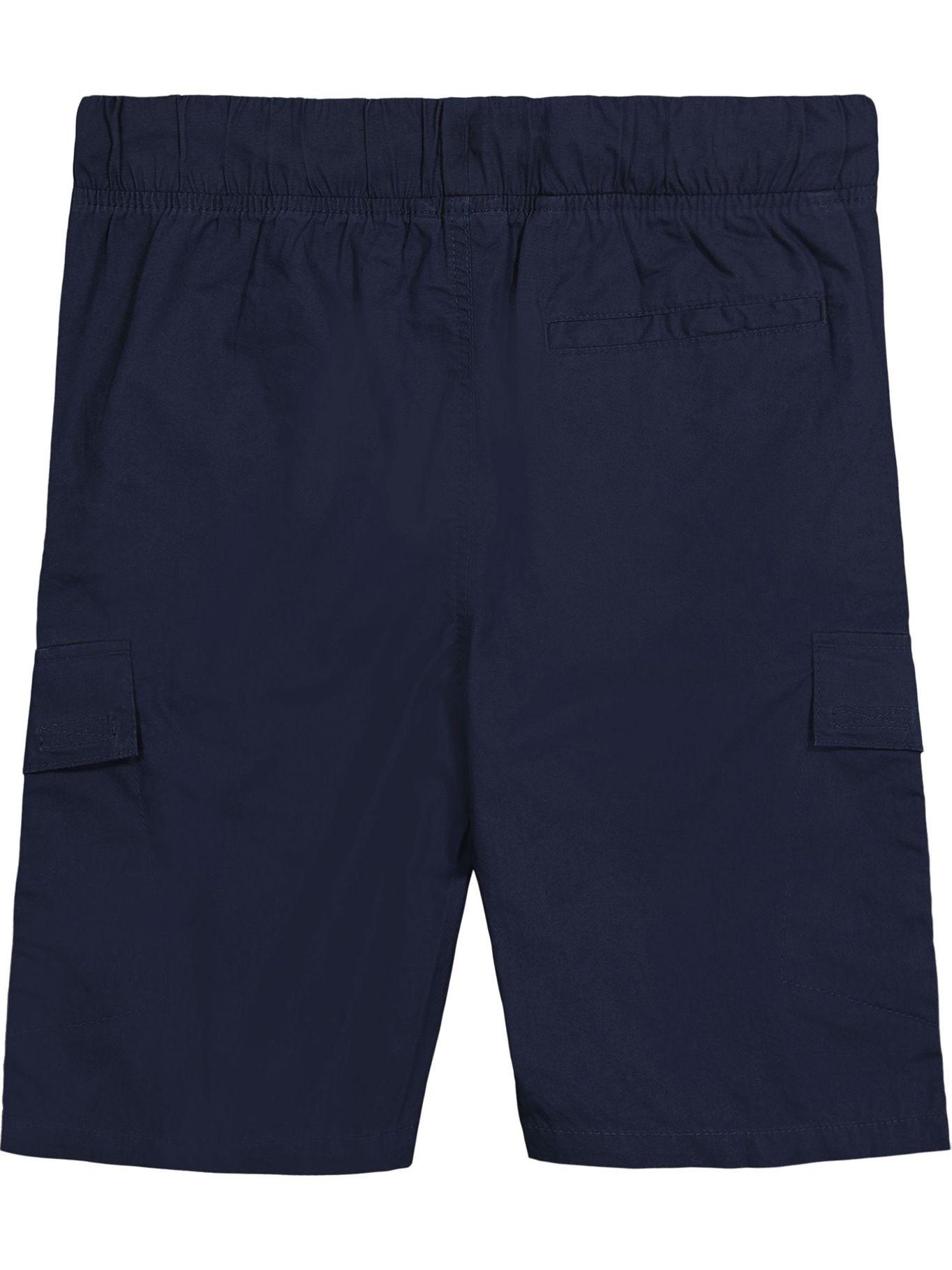 Shorts Solid Con Logo Azul Tommy Hilfiger-1