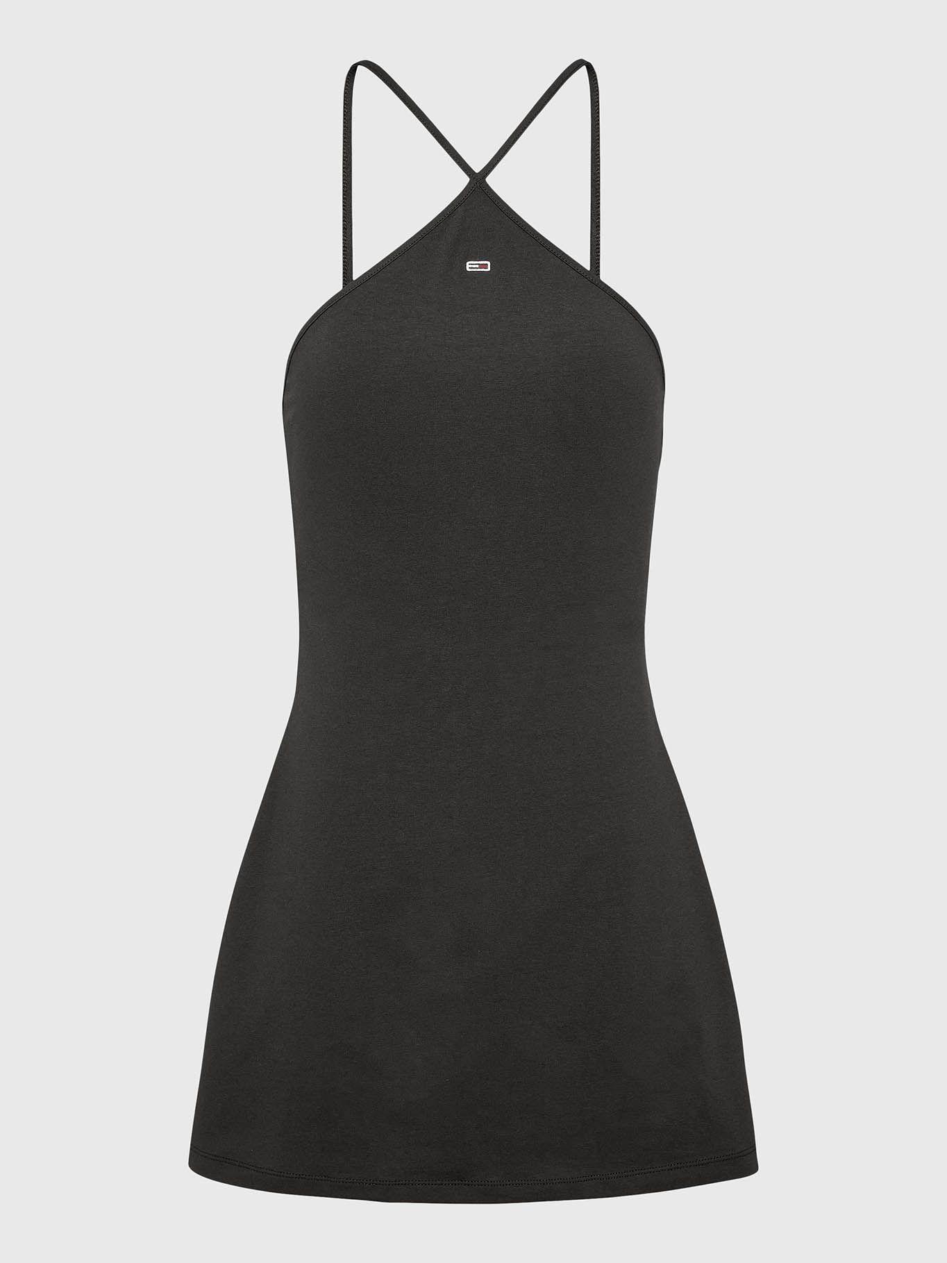 Vestido Halter Neck Party Negro Tommy Hilfiger-4