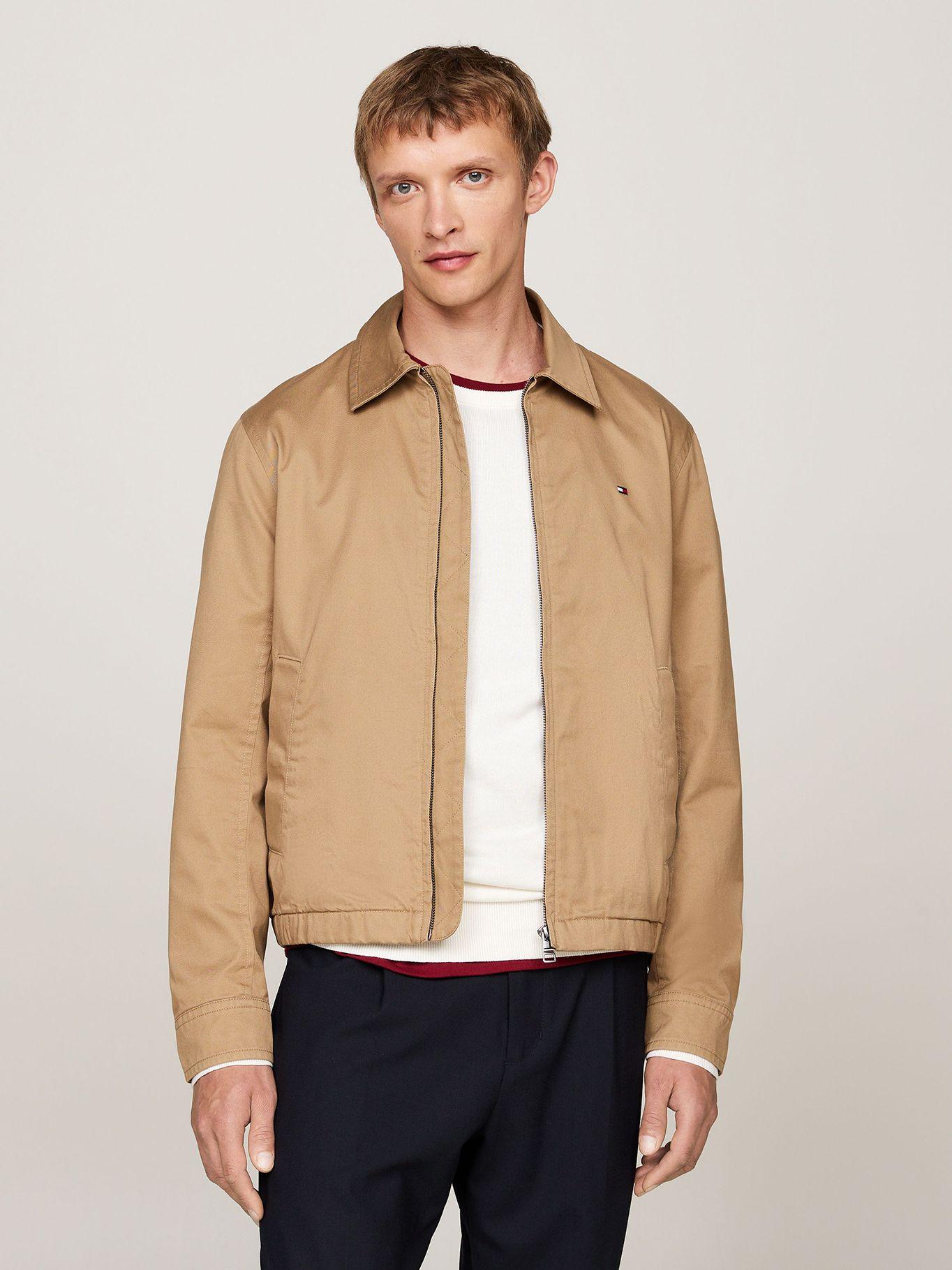 Chaqueta Cotton Ivy Con Cierre Beige Tommy Hilfiger-0