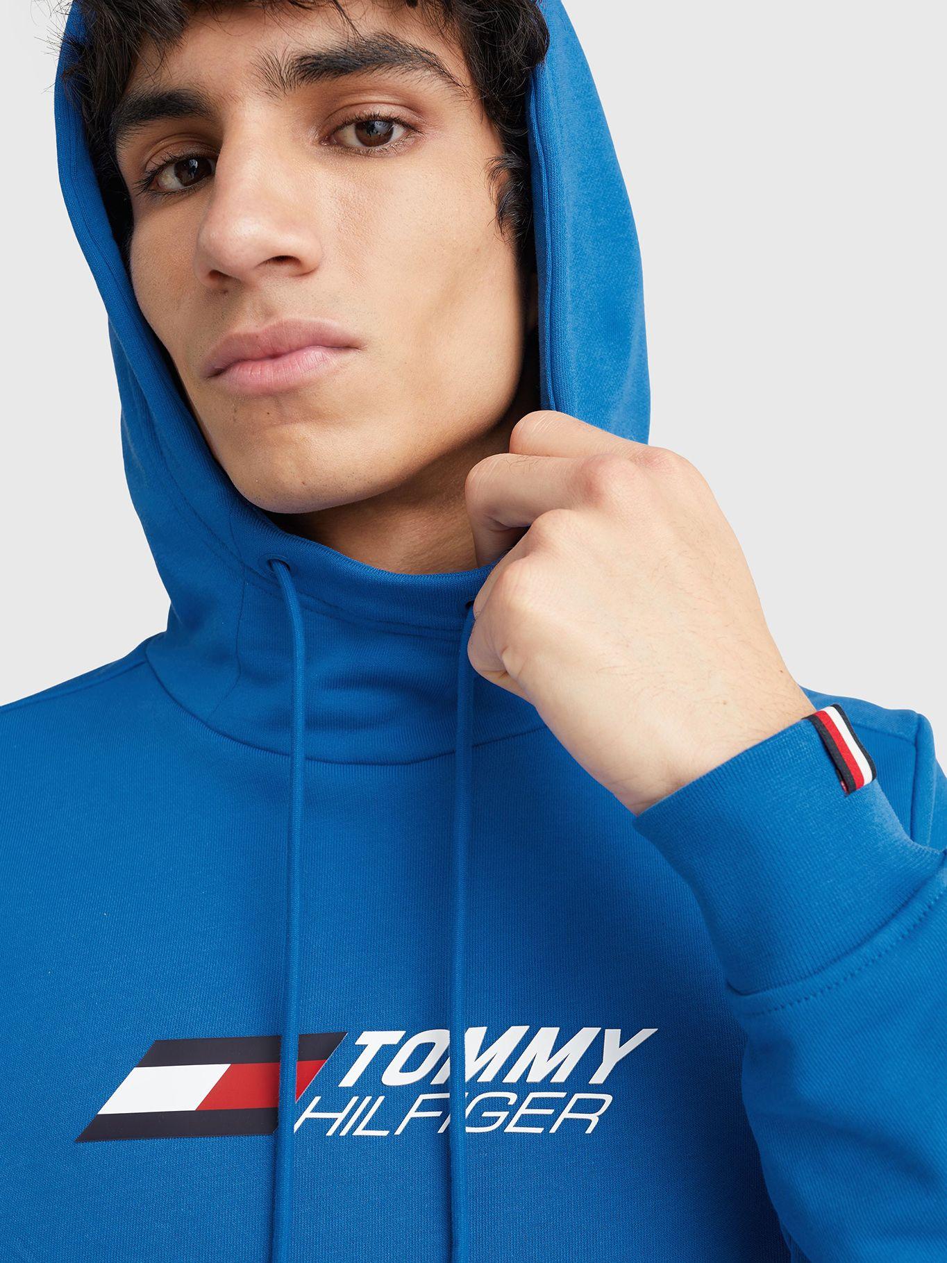Polerón Sport Hoodie Azul Tommy Hilfiger-3
