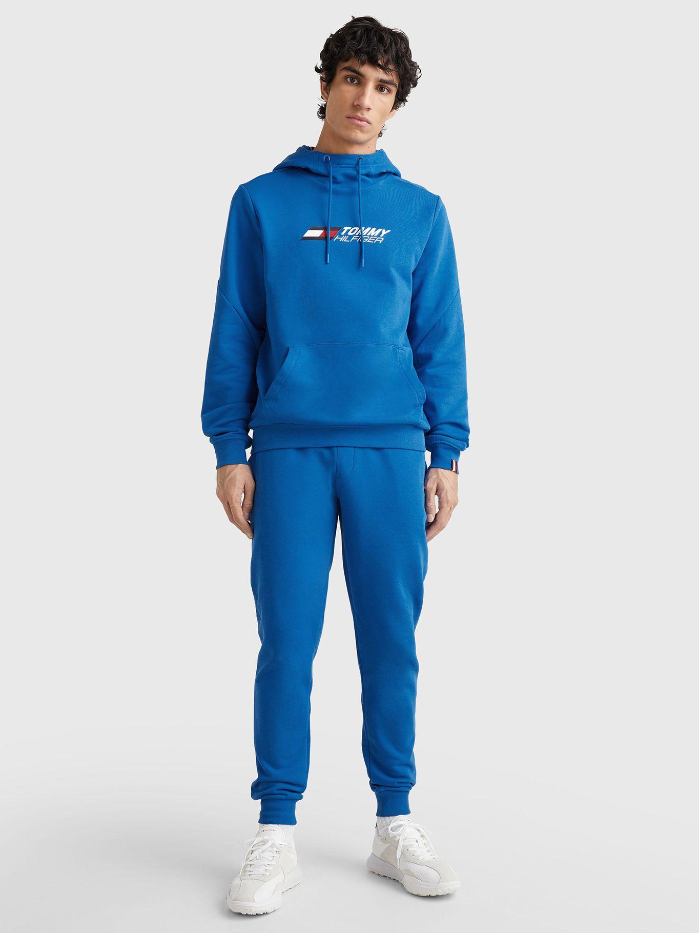 Polerón Sport Hoodie Azul Tommy Hilfiger-1