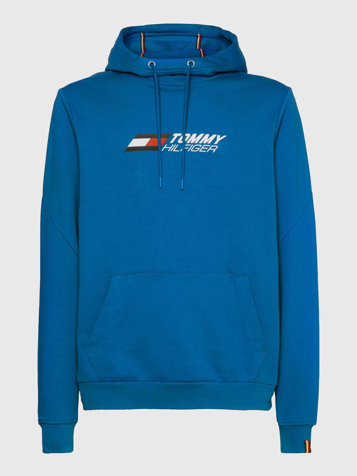 Polerón Sport Hoodie Azul Tommy Hilfiger-4