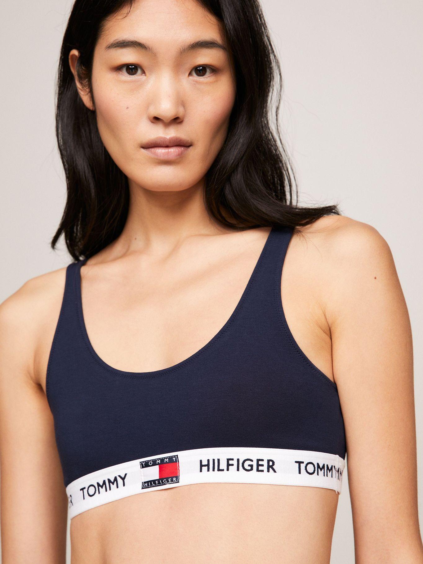 Bralette De Algodón Elástico Azul Tommy Hilfiger-3