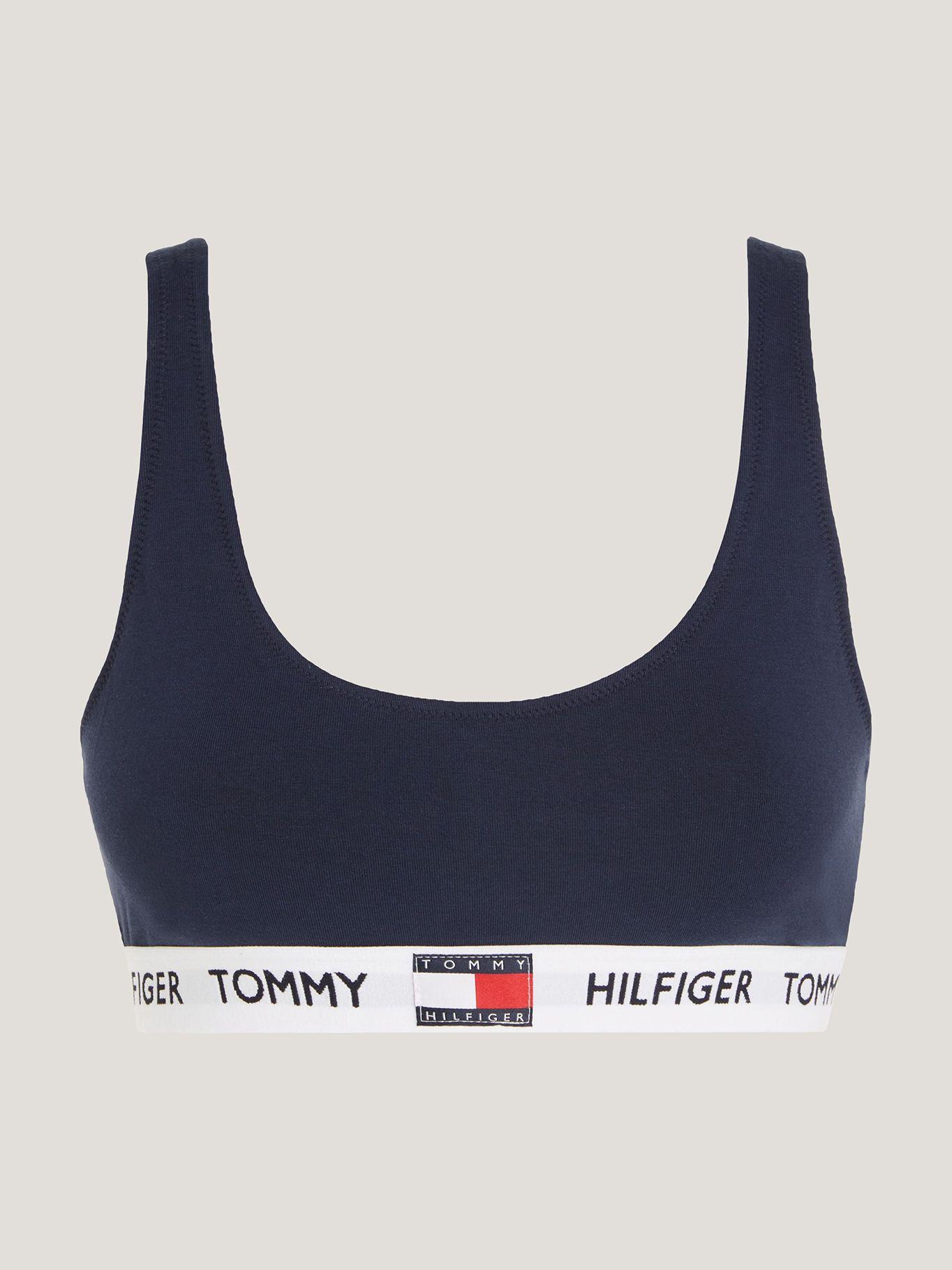 Bralette De Algodón Elástico Azul Tommy Hilfiger-4