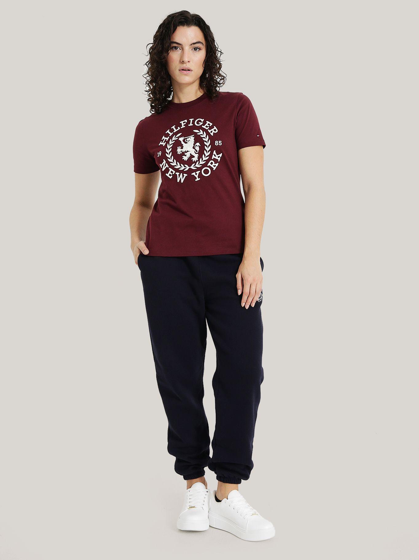 POLERA REGULAR FIT LOGO CREST BURDEO TOMMY HILFIGER-1
