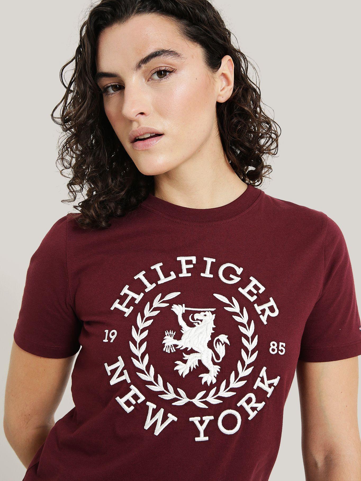 POLERA REGULAR FIT LOGO CREST BURDEO TOMMY HILFIGER-3