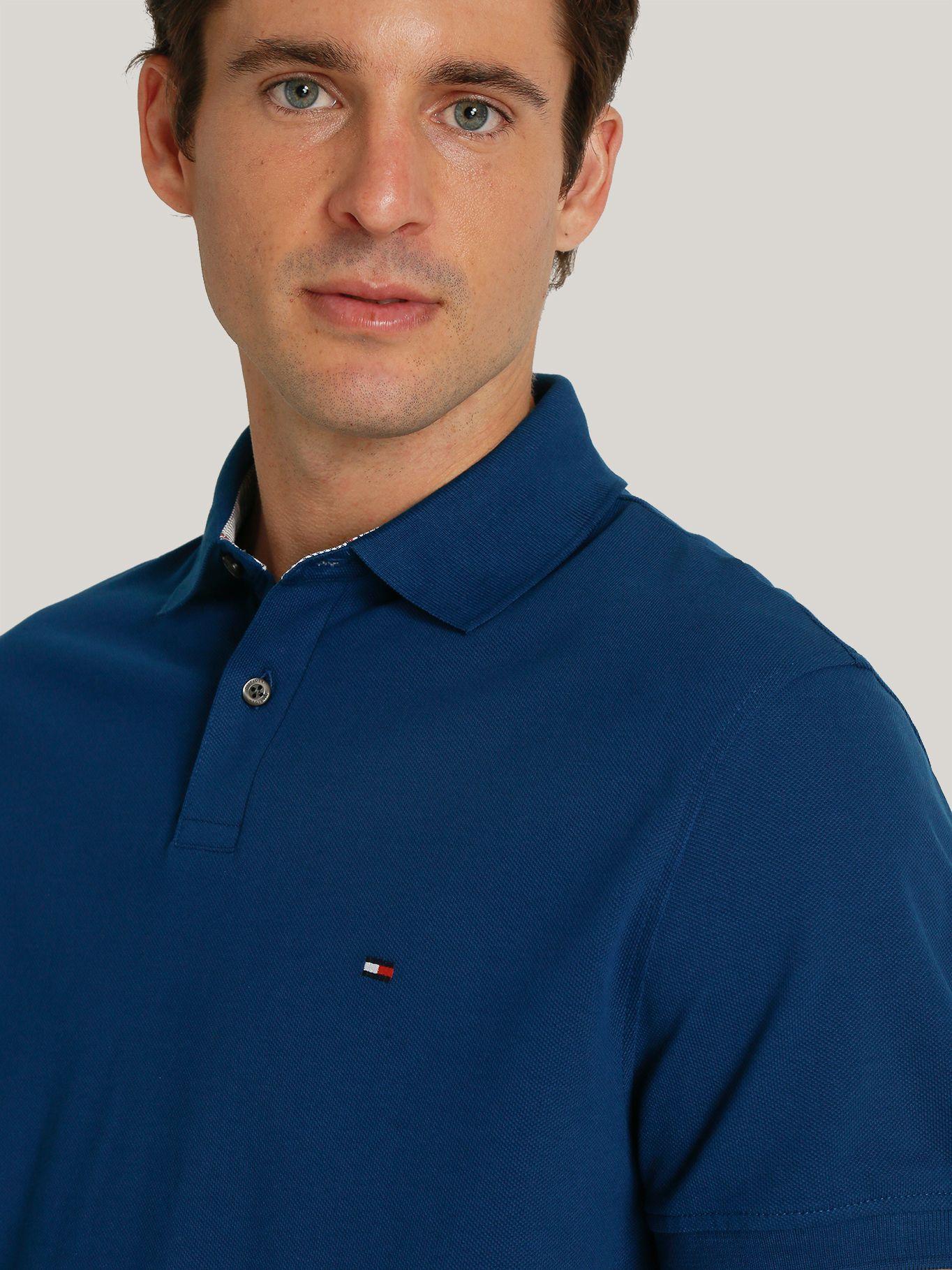 Polo Im 1985 Regular Fit Azul Tommy Hilfiger-3