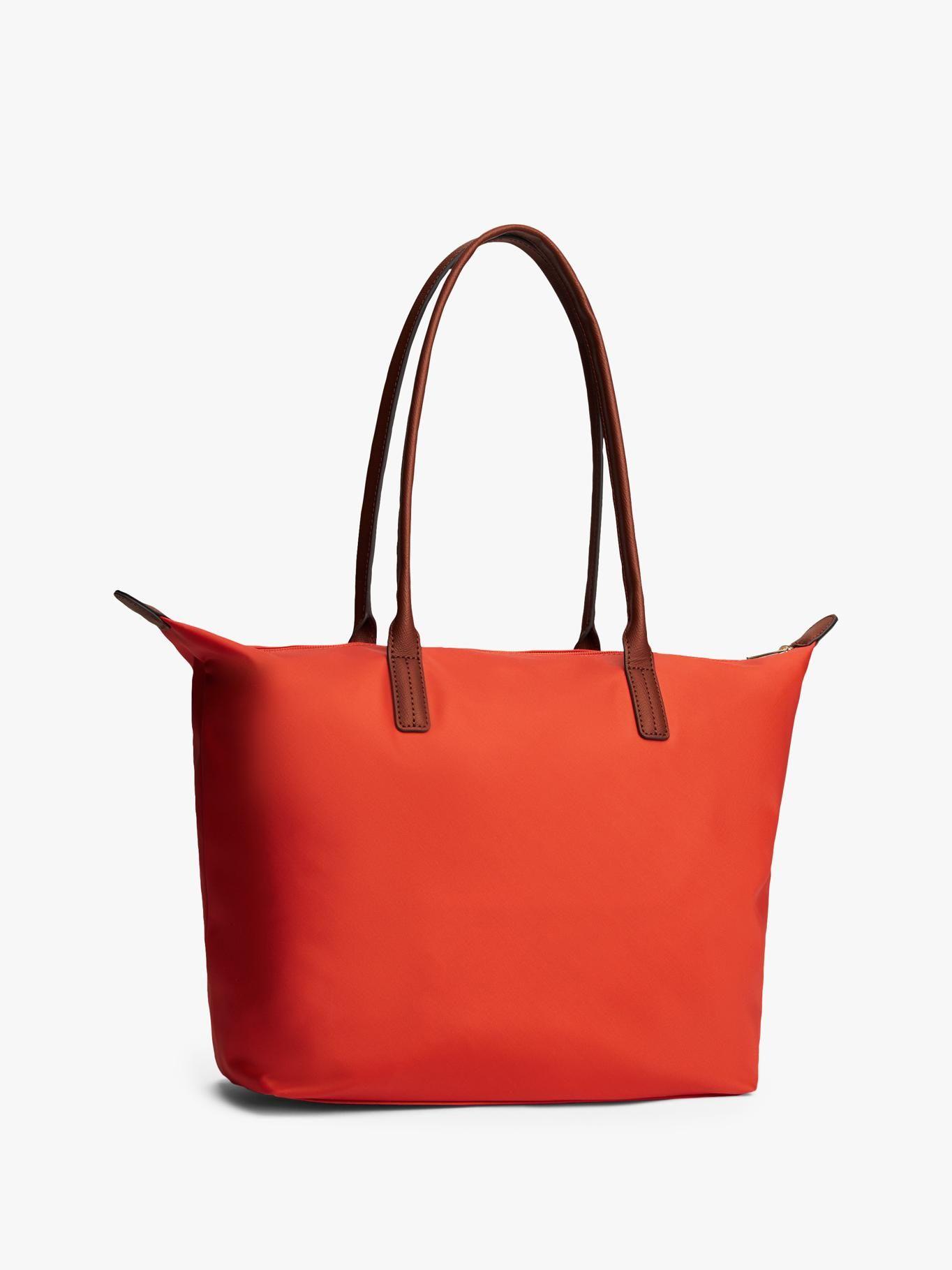 Tote Con Monograma Th Rojo Tommy Hilfiger-2