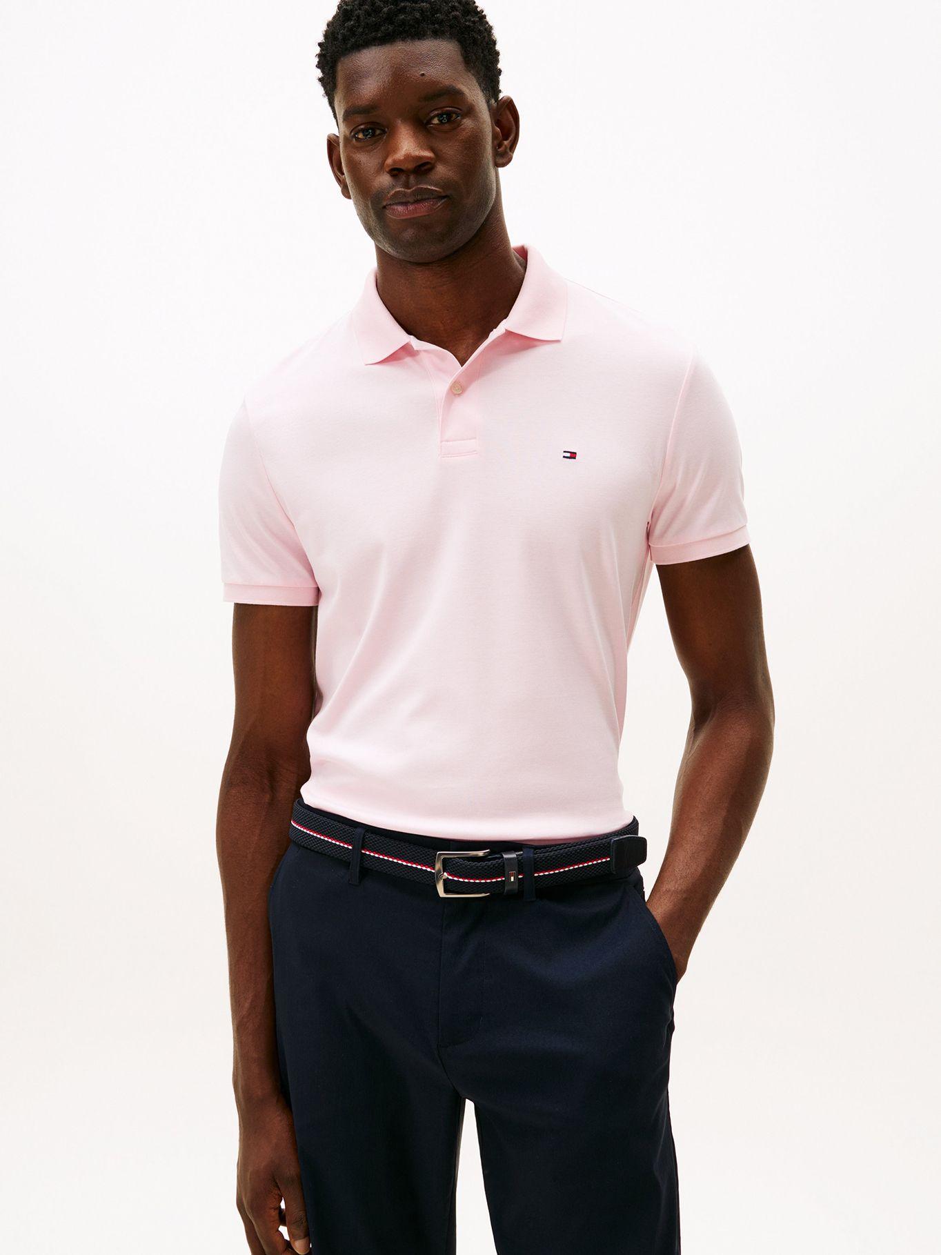 Polo Liquid Regular Fit Rosado TPB Tommy Hilfiger-0