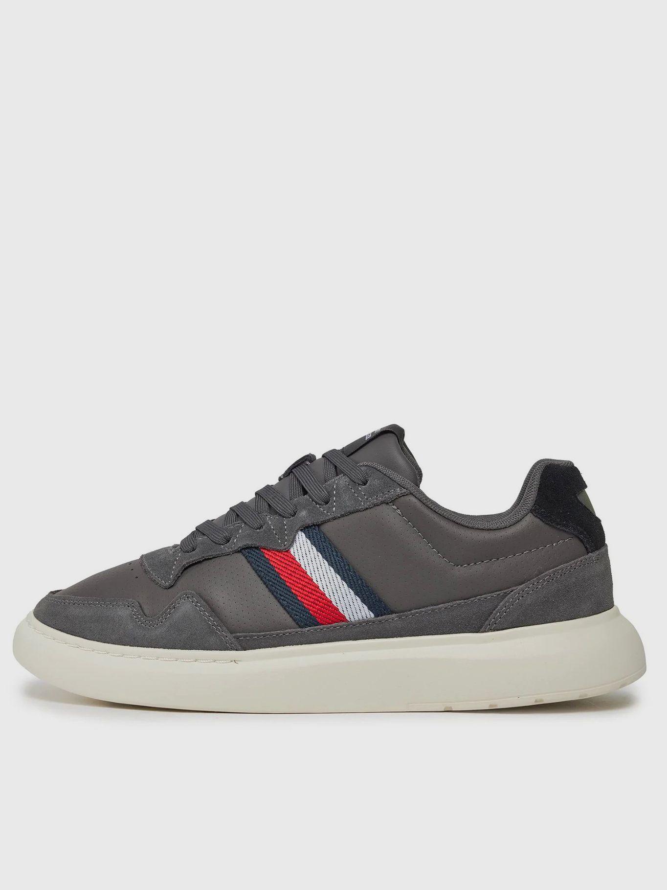 Zapatillas Cupsole Con Cinta Distintiva Gris Tommy Hilfiger-5