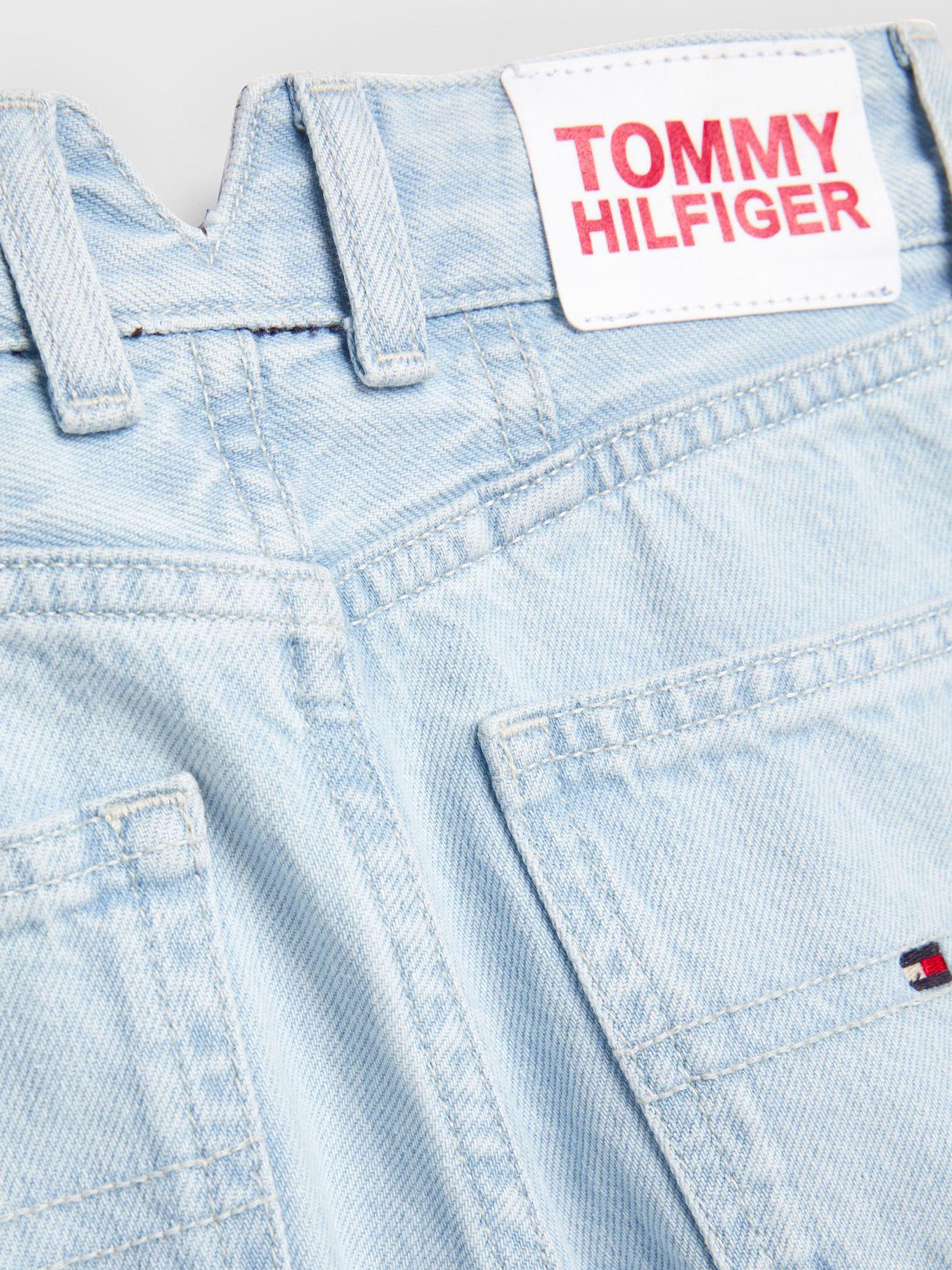 Jeans Girlfriend Desteñidos Celeste Tommy Hilfiger-2