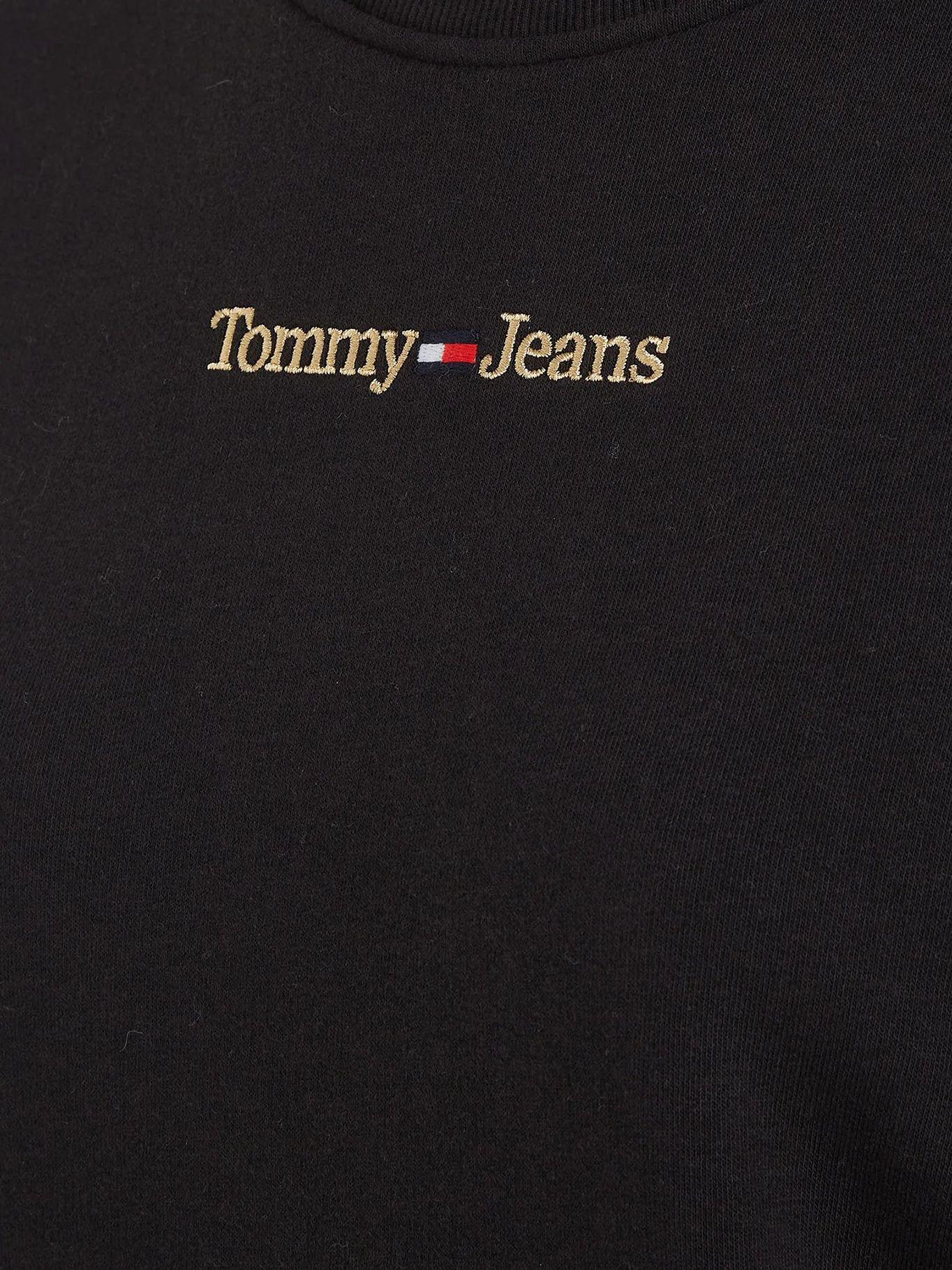 Polerón Modern C-Neck Con Logo Negro Tommy Jeans-3