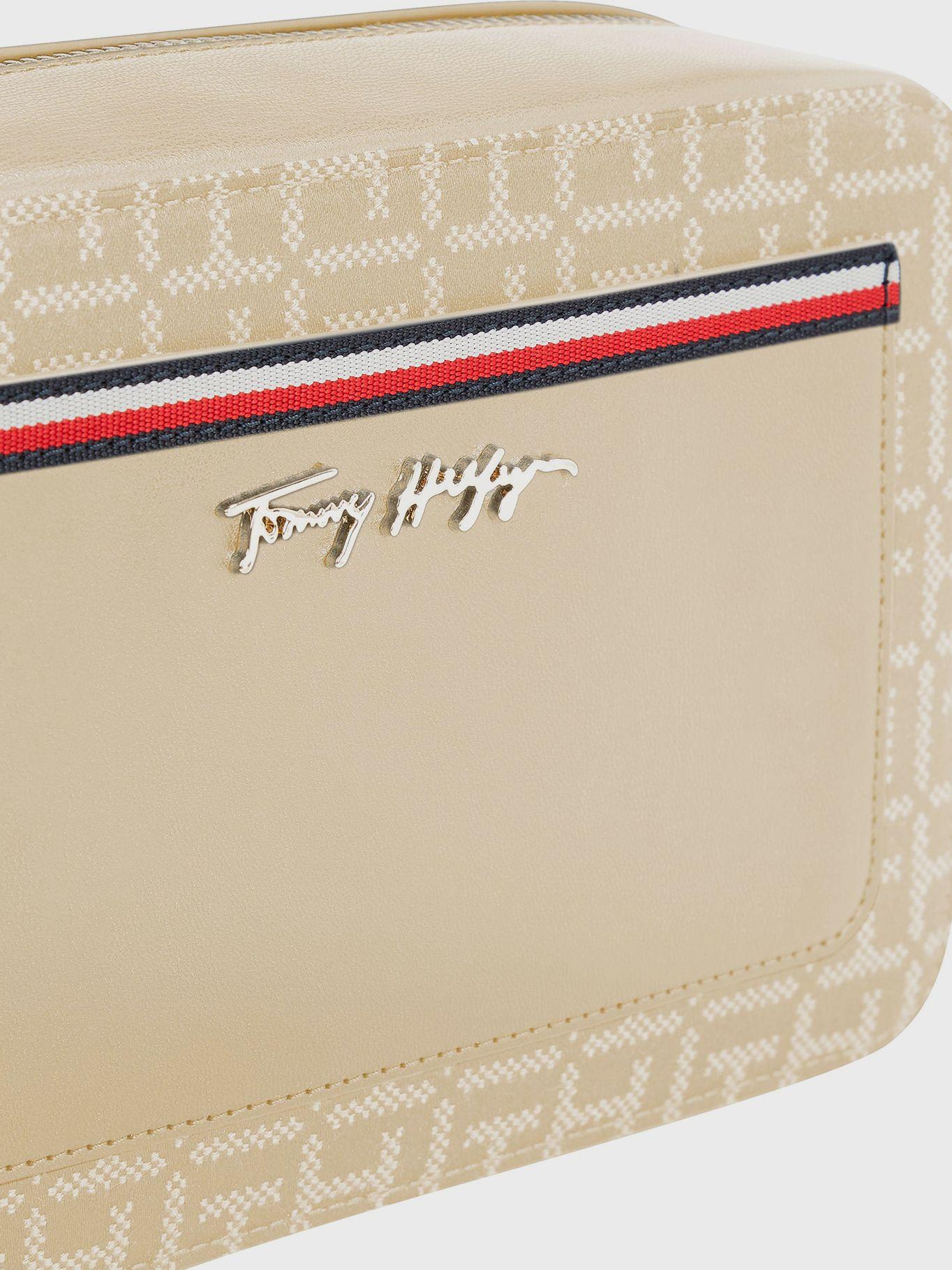 Bandolera Crossover Jacquard Beige Tommy Hilfiger-3