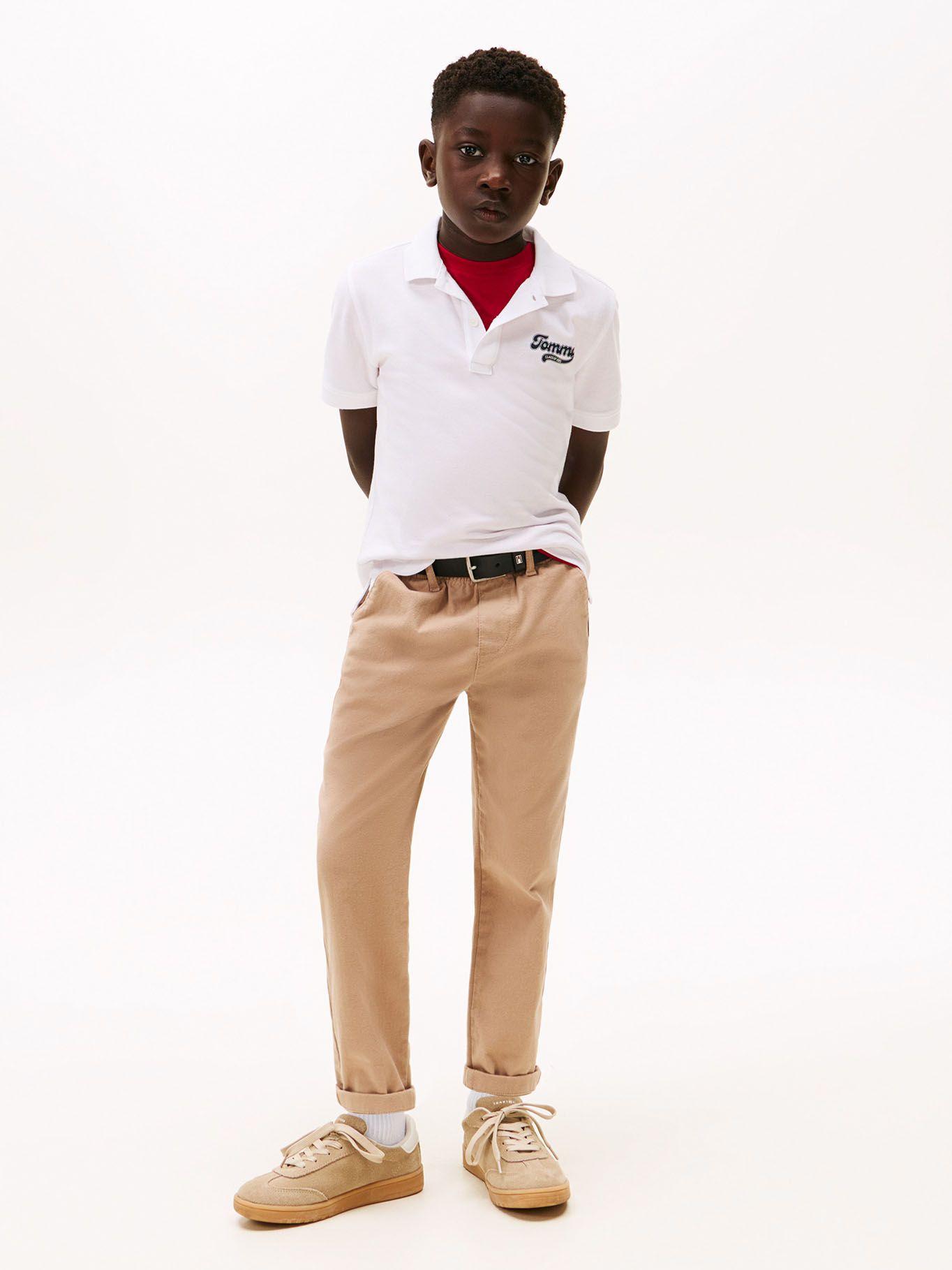 Polo Varsity Gráfico- Niño Blanco Tommy Hilfiger-1