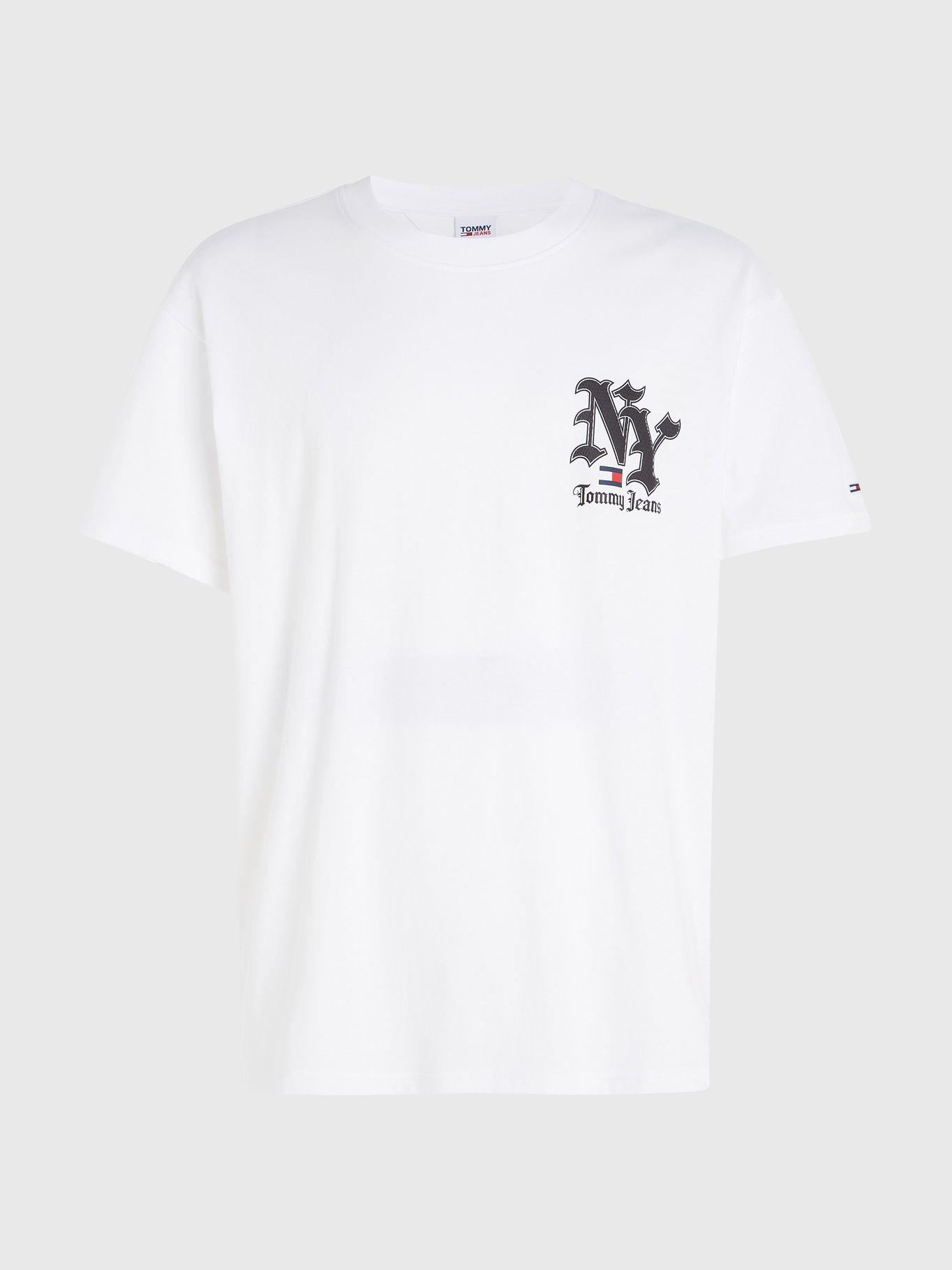 Polera Ny Grunge Sport Logo Blanco Tommy Jeans-4