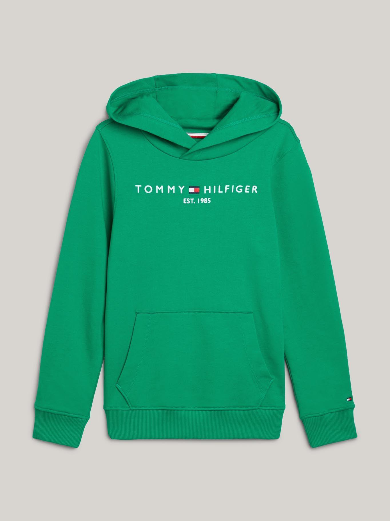Polerón Con Logo Hoodie Essential Verde Tommy Hilfiger-4