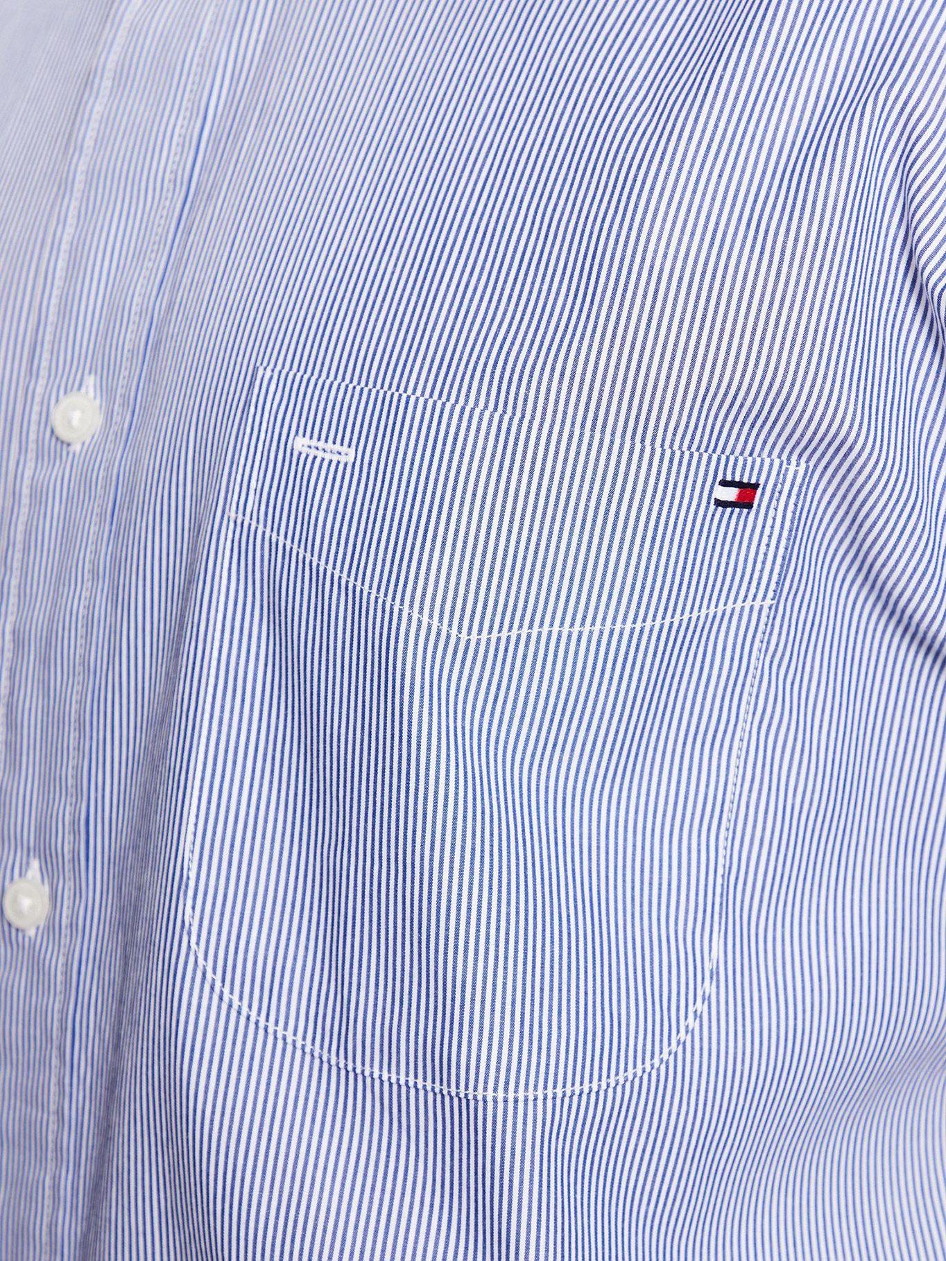 Camisa Oversize Pennant Print Azul Tommy Hilfiger-4