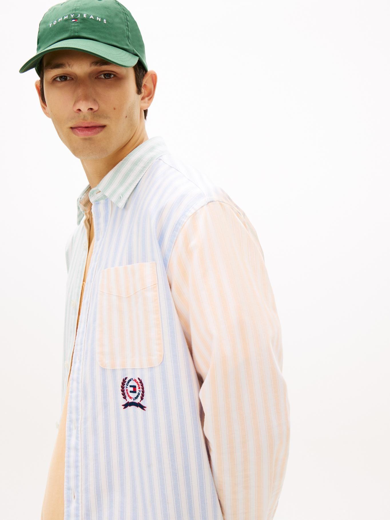 Camisa Oxford De Rayas Relaxed Fit-3