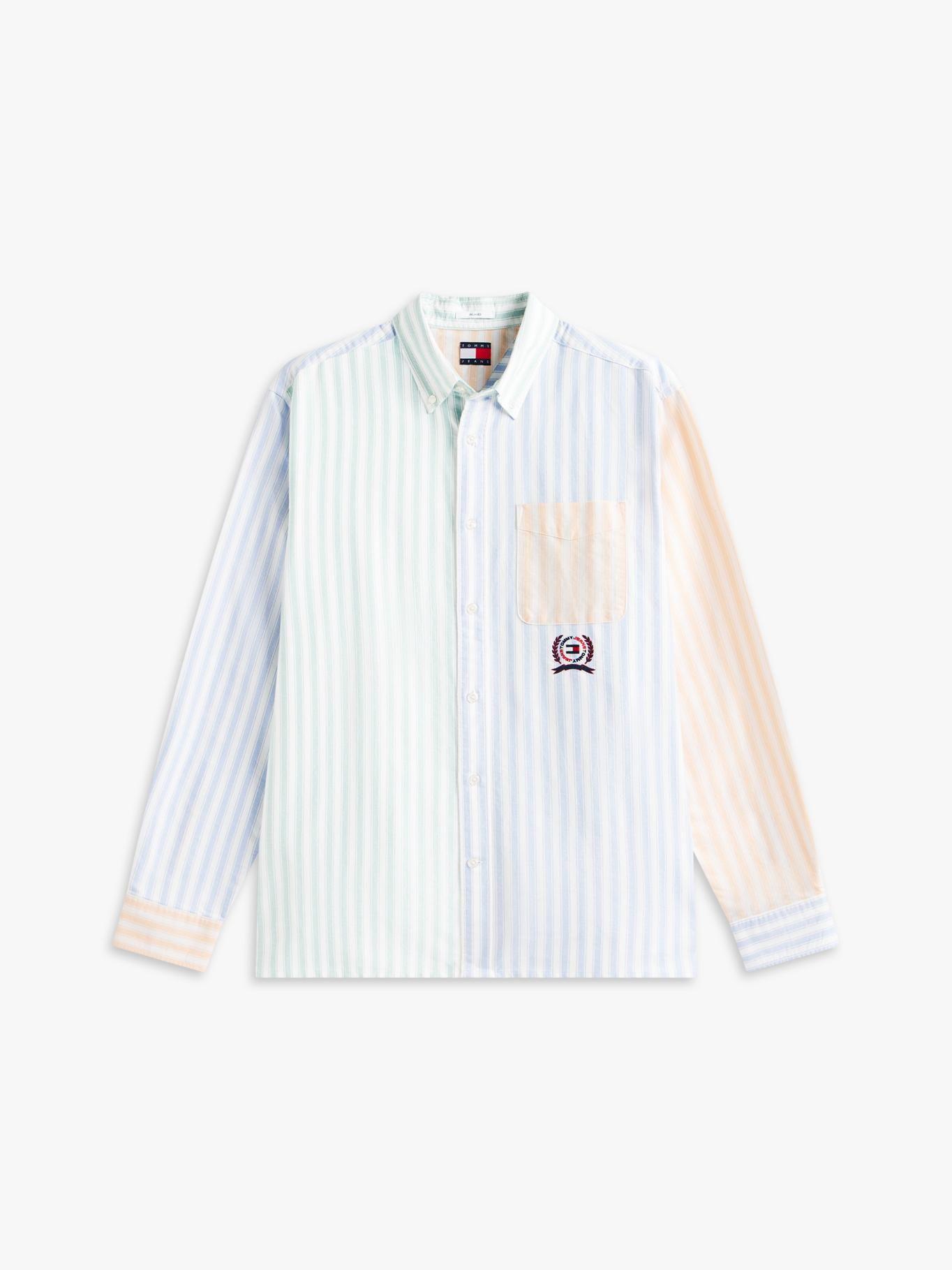 Camisa Oxford De Rayas Relaxed Fit-4