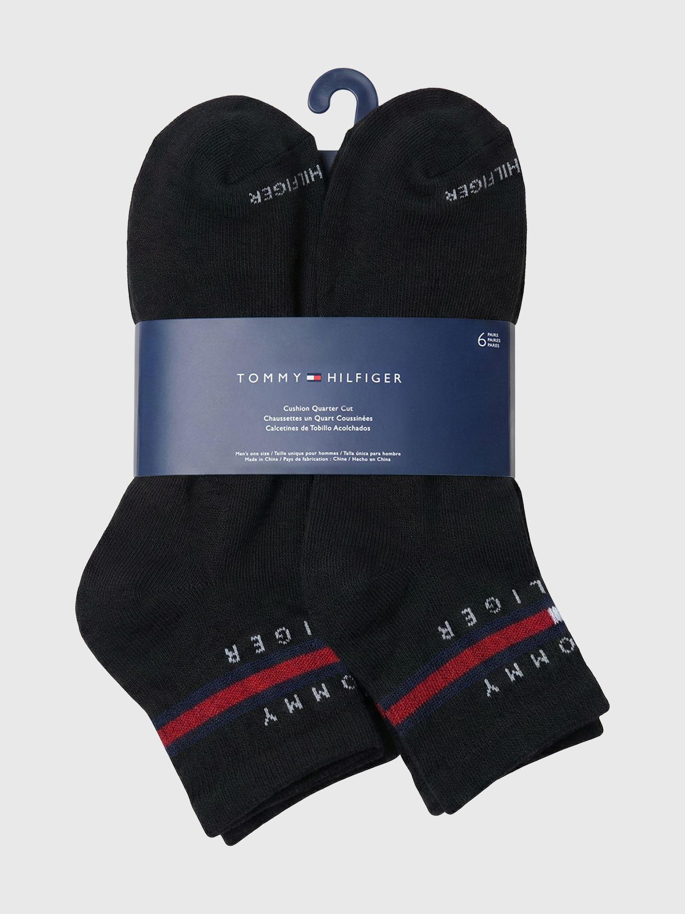 Pack De 6 Par Calcetines Athletic Negro Tommy Hilfiger-3