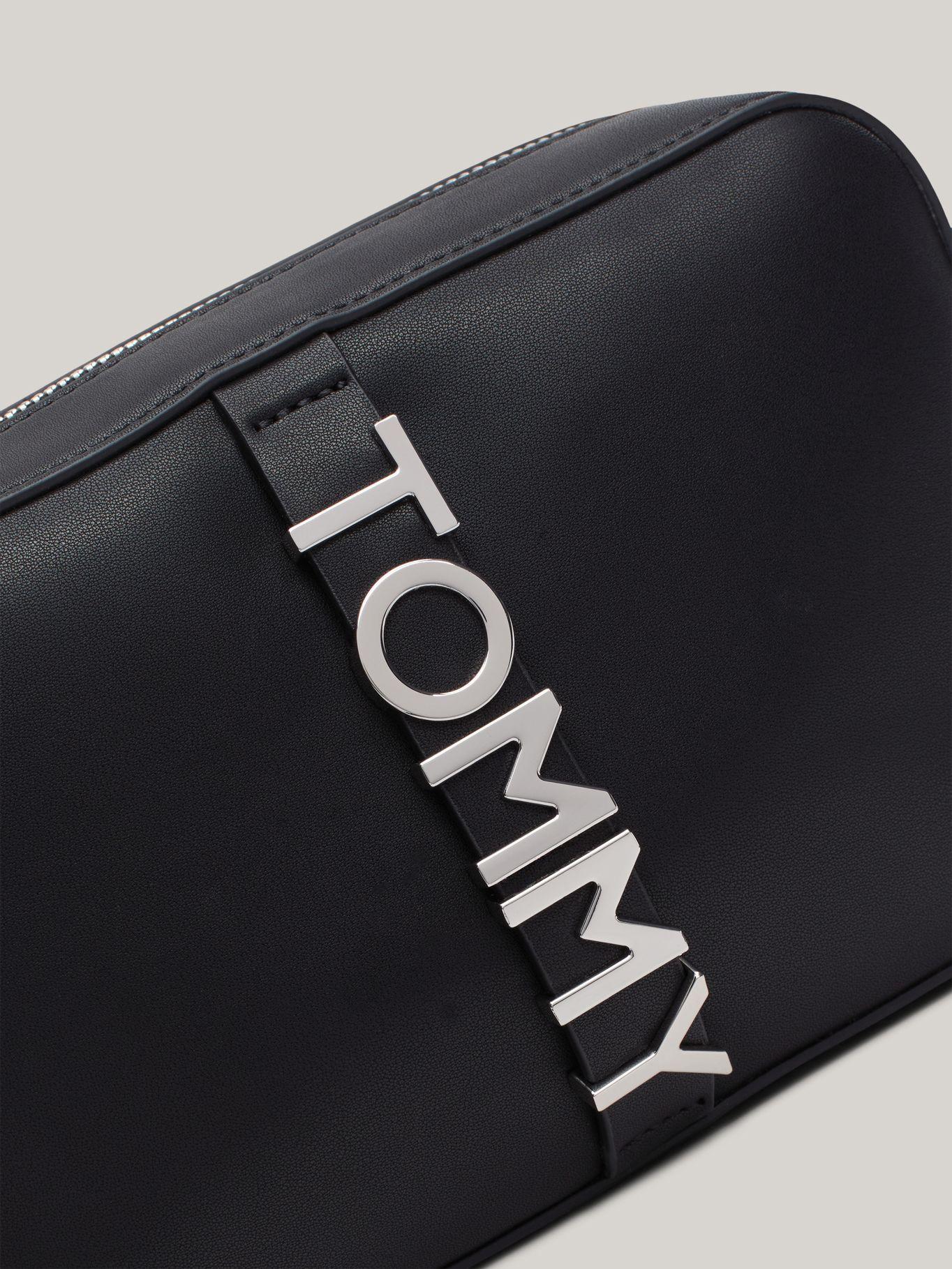 Bandolera City Bold logo Metálico Negro Tommy Hilfiger-2