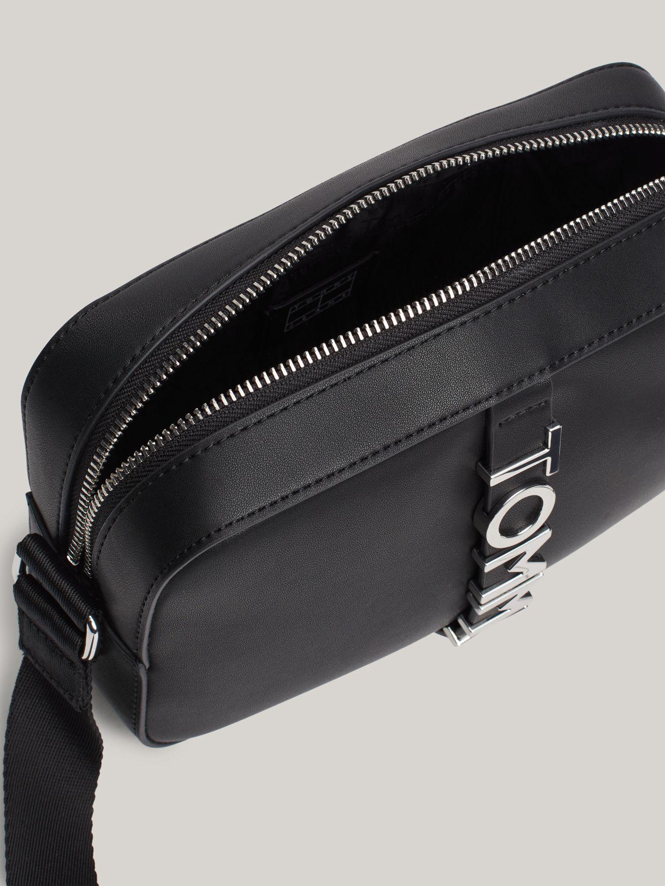 Bandolera City Bold logo Metálico Negro Tommy Hilfiger-3