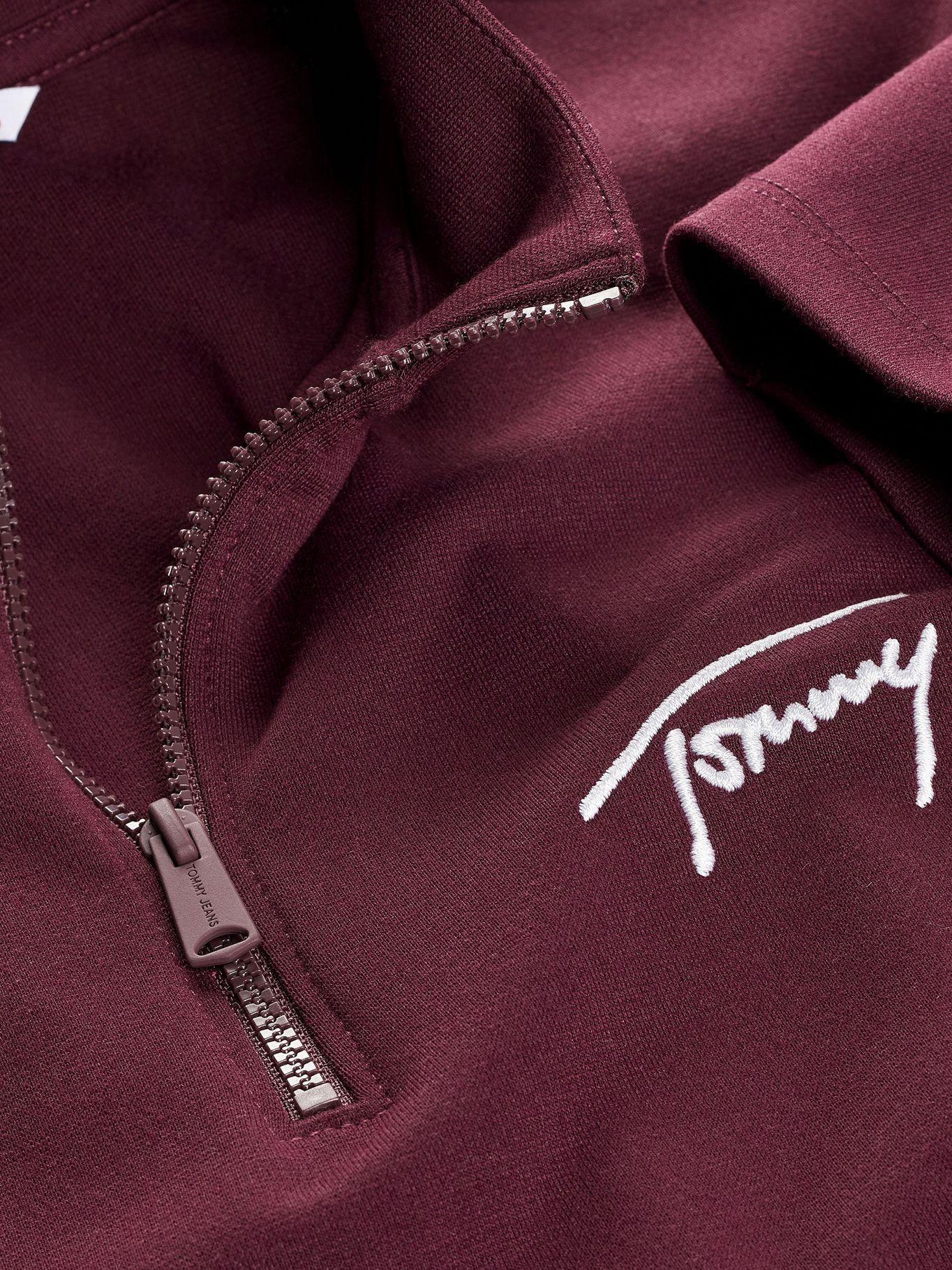 Vestido Signature Logo Burdeo Tommy Jeans-2