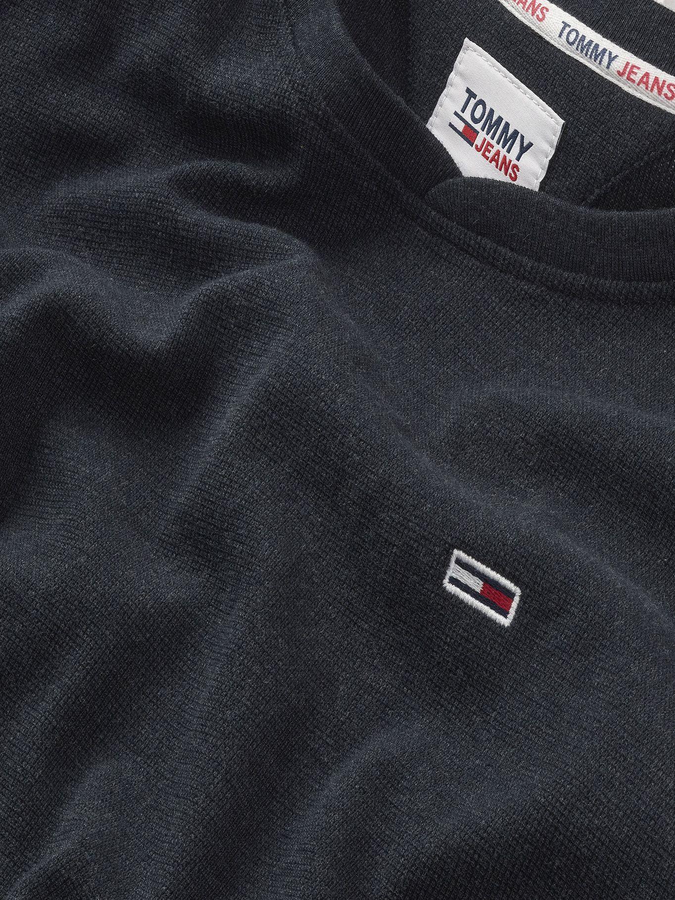 Polera Classic Jaspe Con Logo Negro Tommy Hilfiger-2