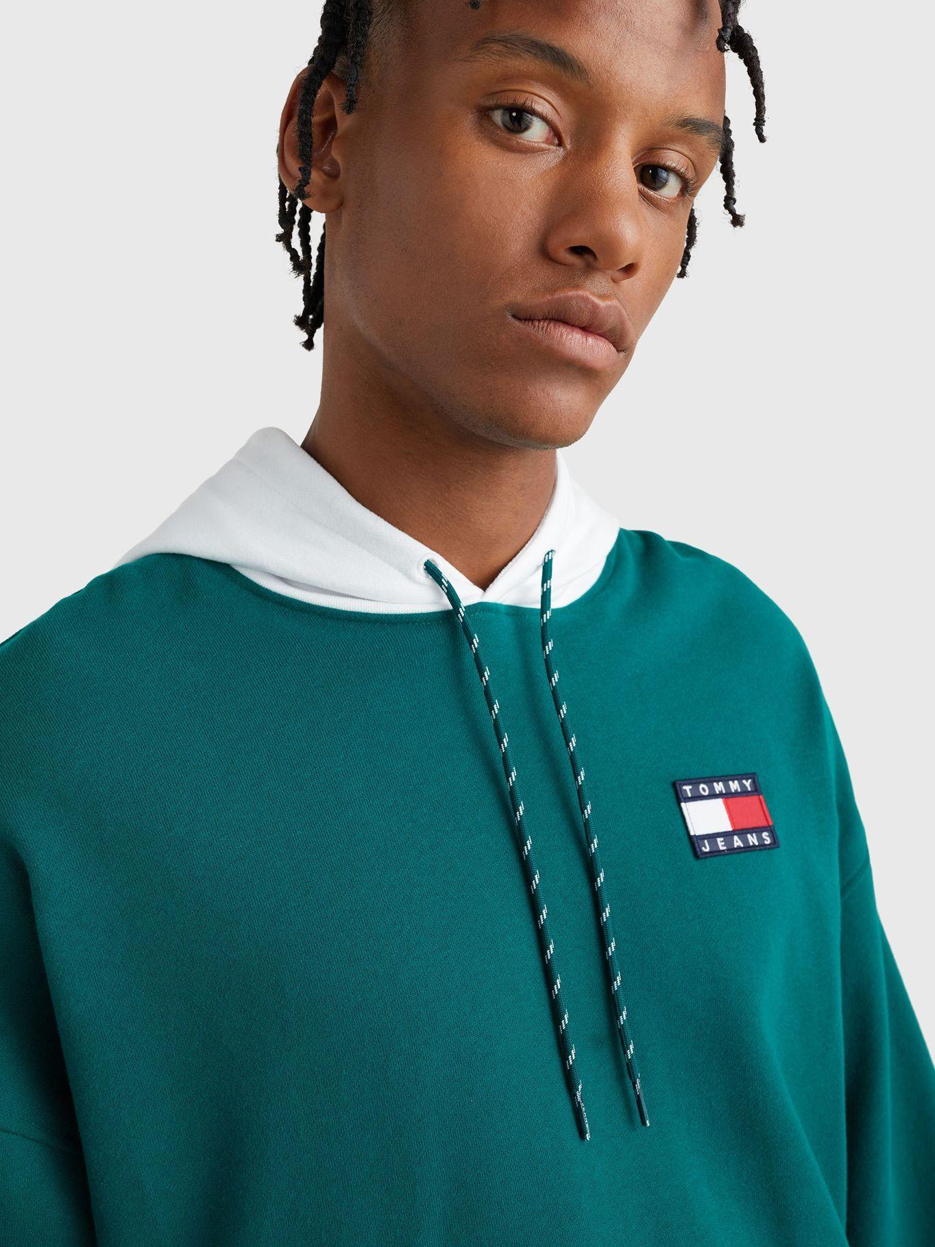 Polerón Hoodie Relaxed Block Mix Verde Tommy Hilfiger-3