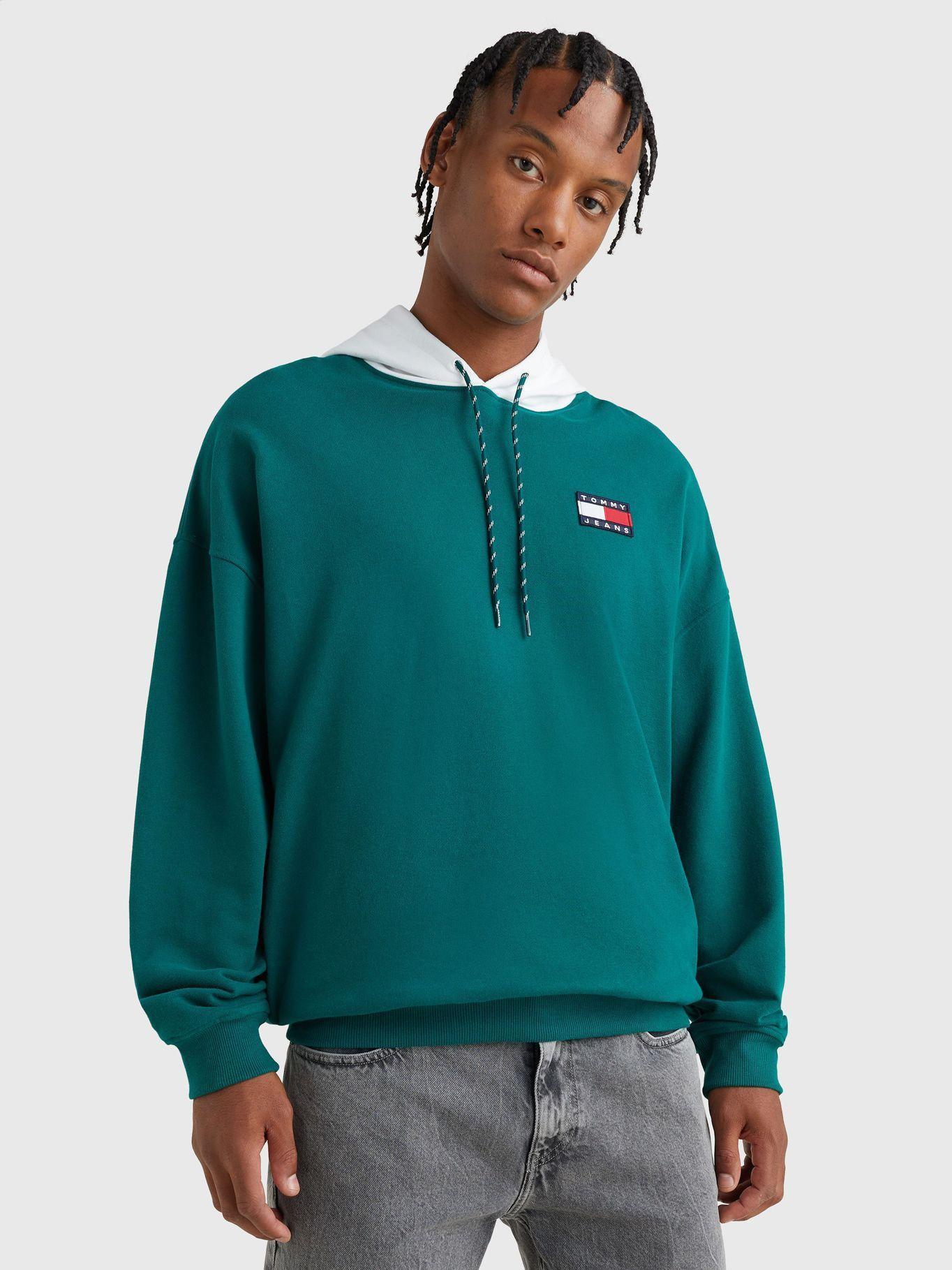 Polerón Hoodie Relaxed Block Mix Verde Tommy Hilfiger-0