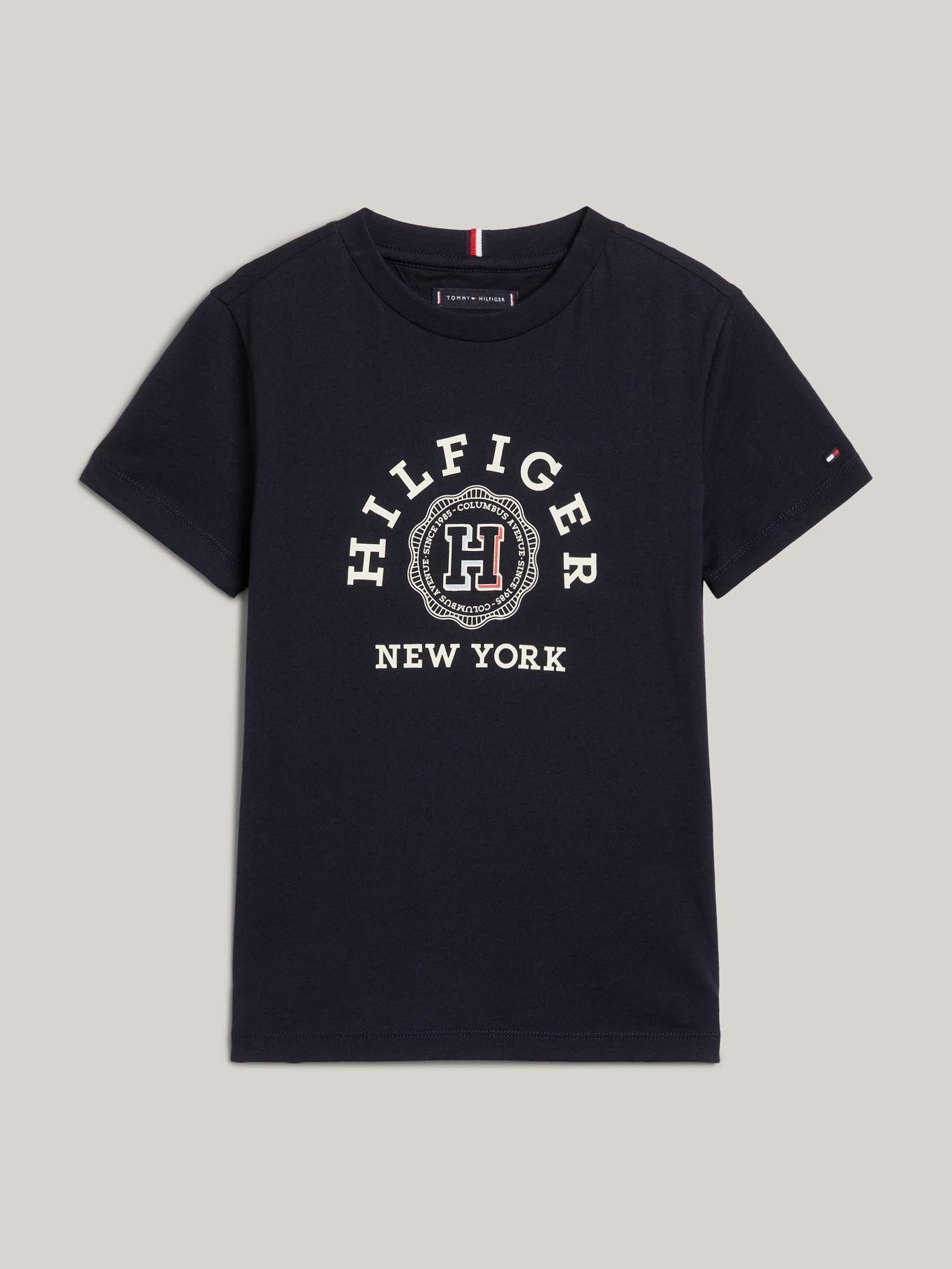 Polera Con Monotipo Archive Azul Tommy Hilfiger-4